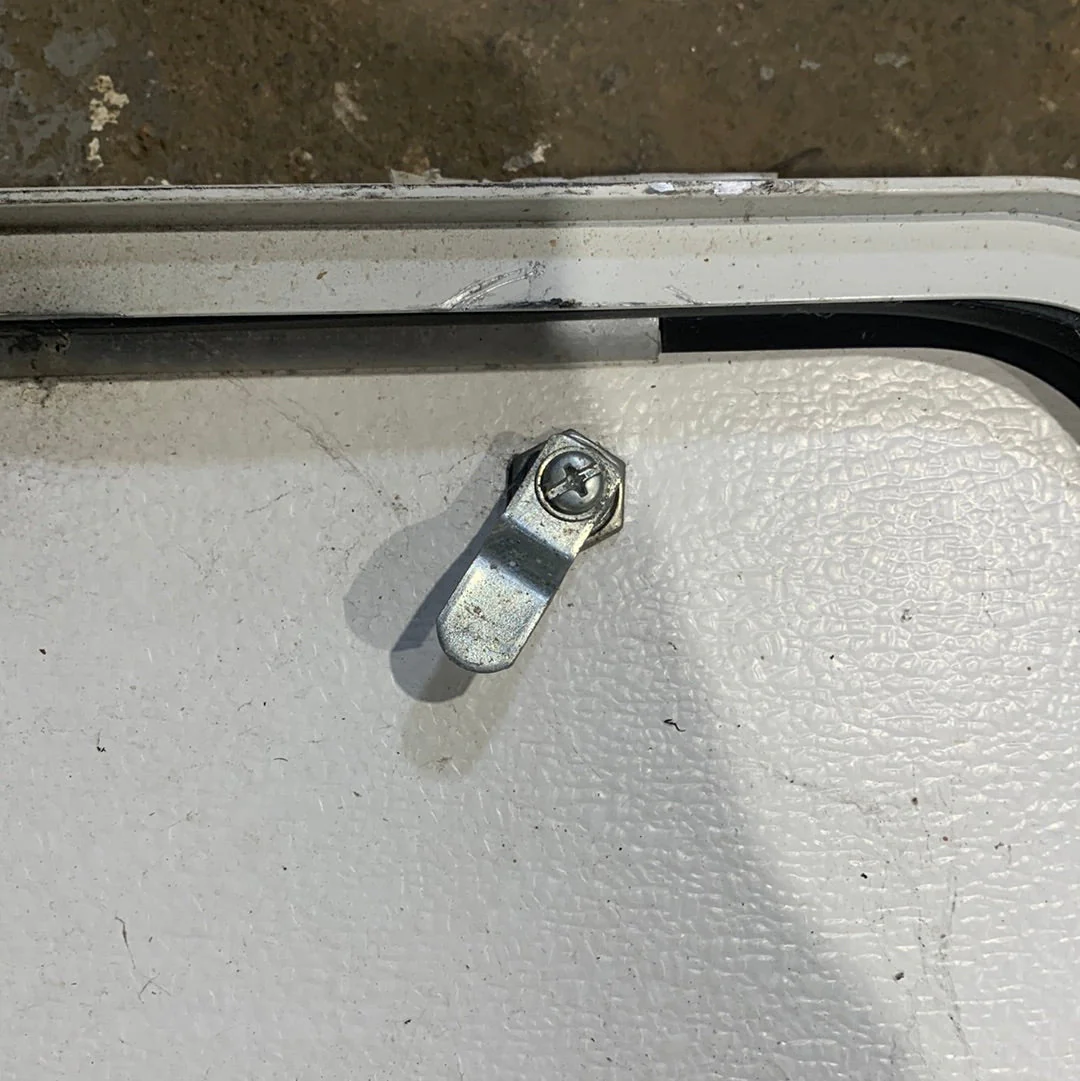 Used Radius Cornered Battery/Propane Cargo Door 22 3/8" x 16 3/4" x 2 "D - Image 4