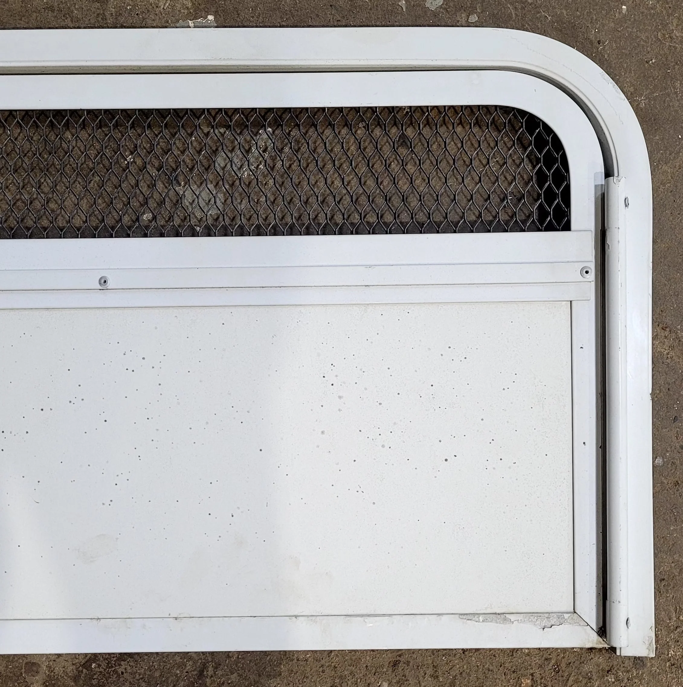 Used Radius Cornered Battery / Propane Cargo Door 22" x 13" x 3/4" D - Image 3