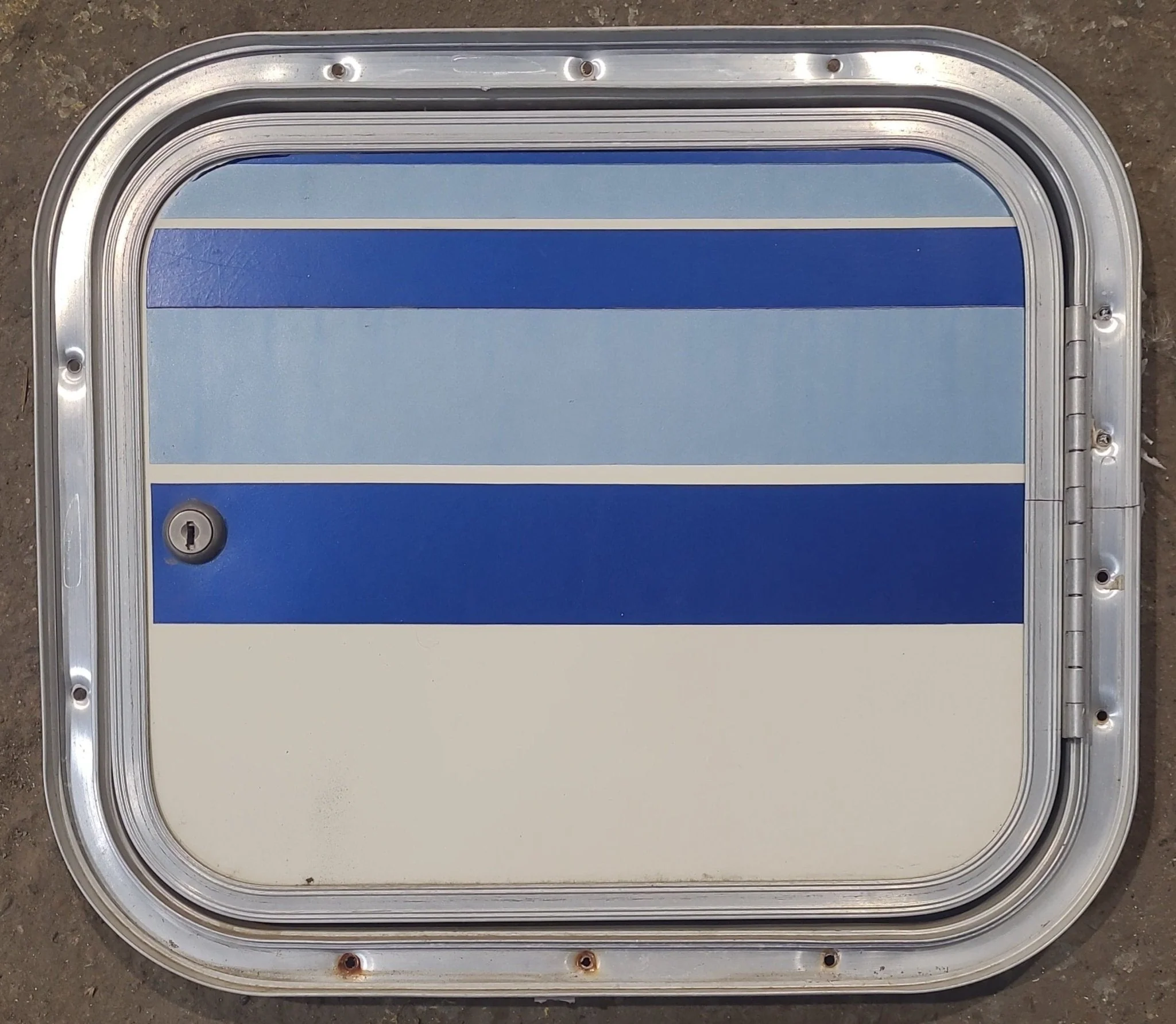 Used Radius Cornered Cargo Door 13 3/4" x 11 7/8" x 3/4" D