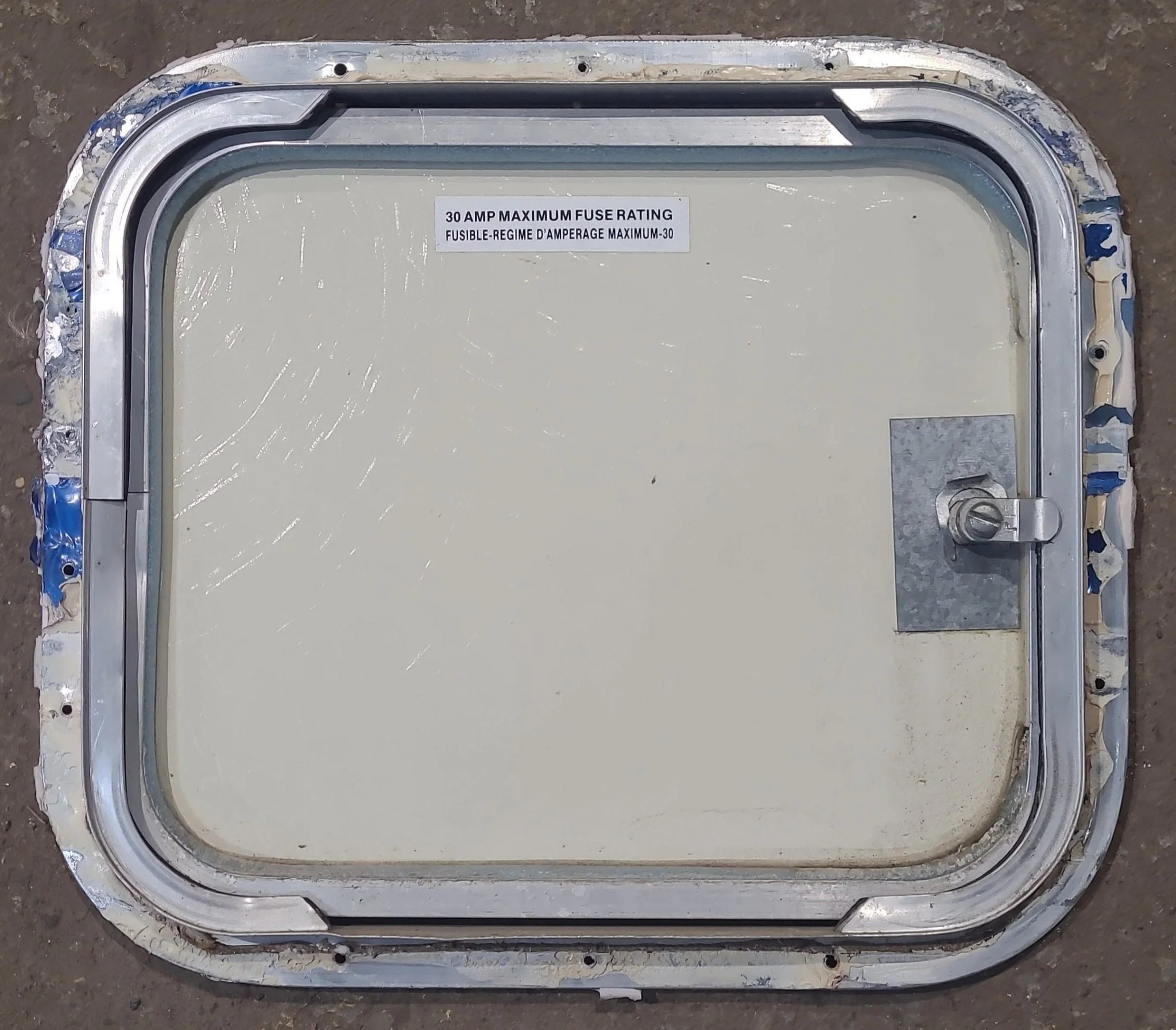 Used Radius Cornered Cargo Door 13 3/4" x 11 7/8" x 3/4" D - Image 2
