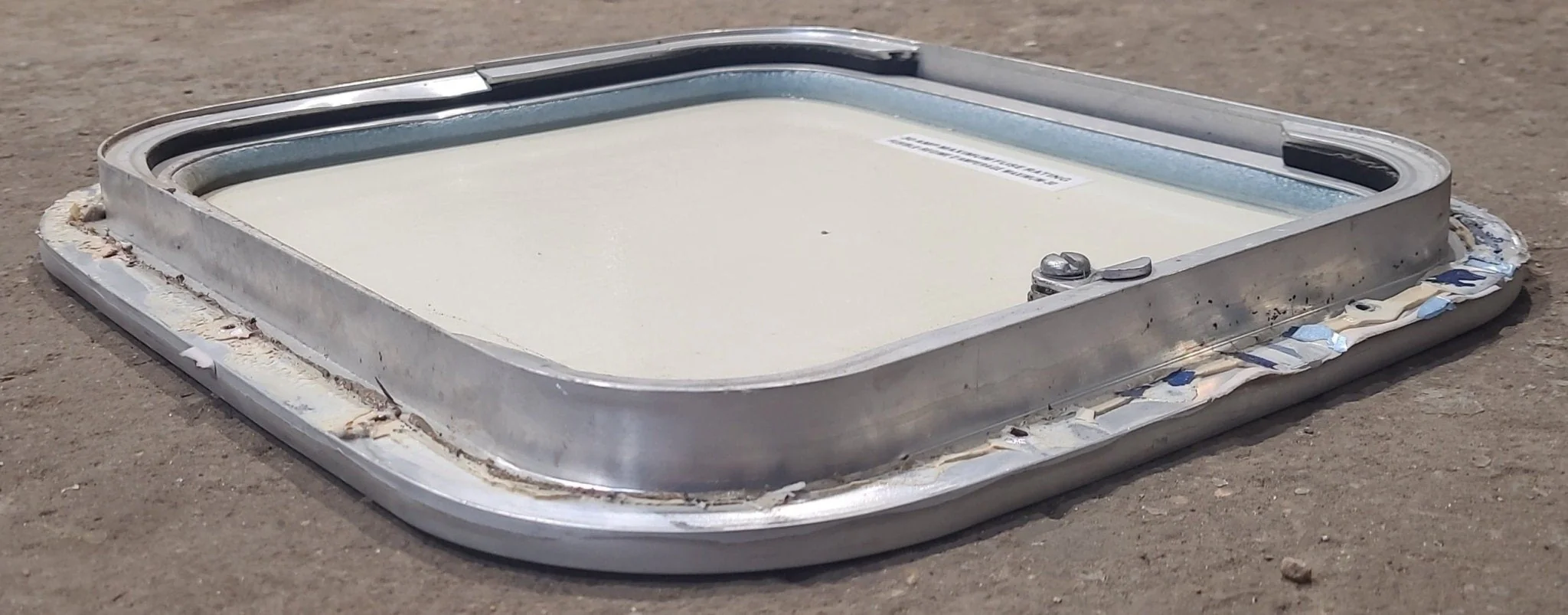 Used Radius Cornered Cargo Door 13 3/4" x 11 7/8" x 3/4" D - Image 3
