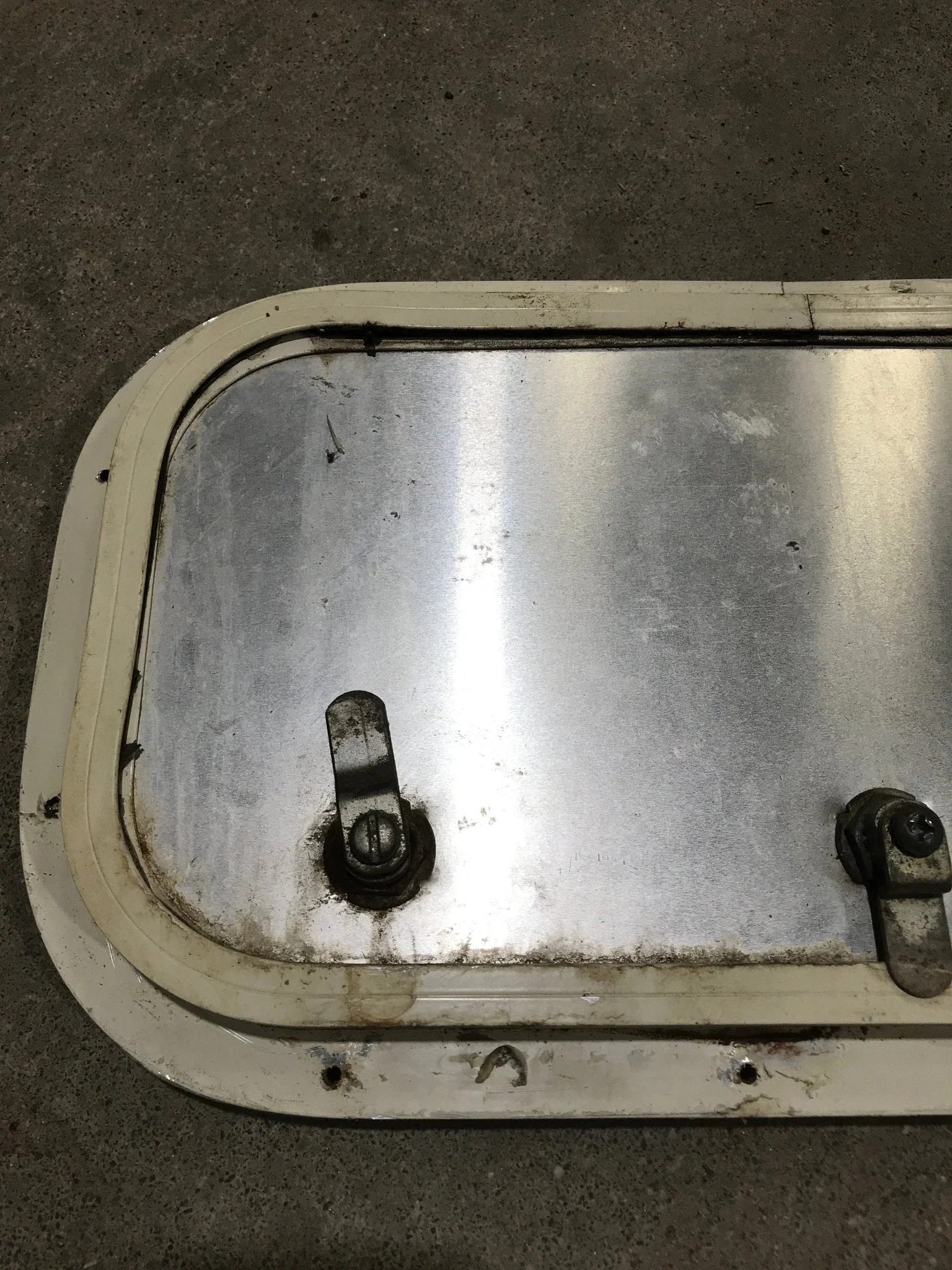 Used Radius Cornered Cargo Door 16 3/4" x 8 3/4" x 3/4"D - Image 5