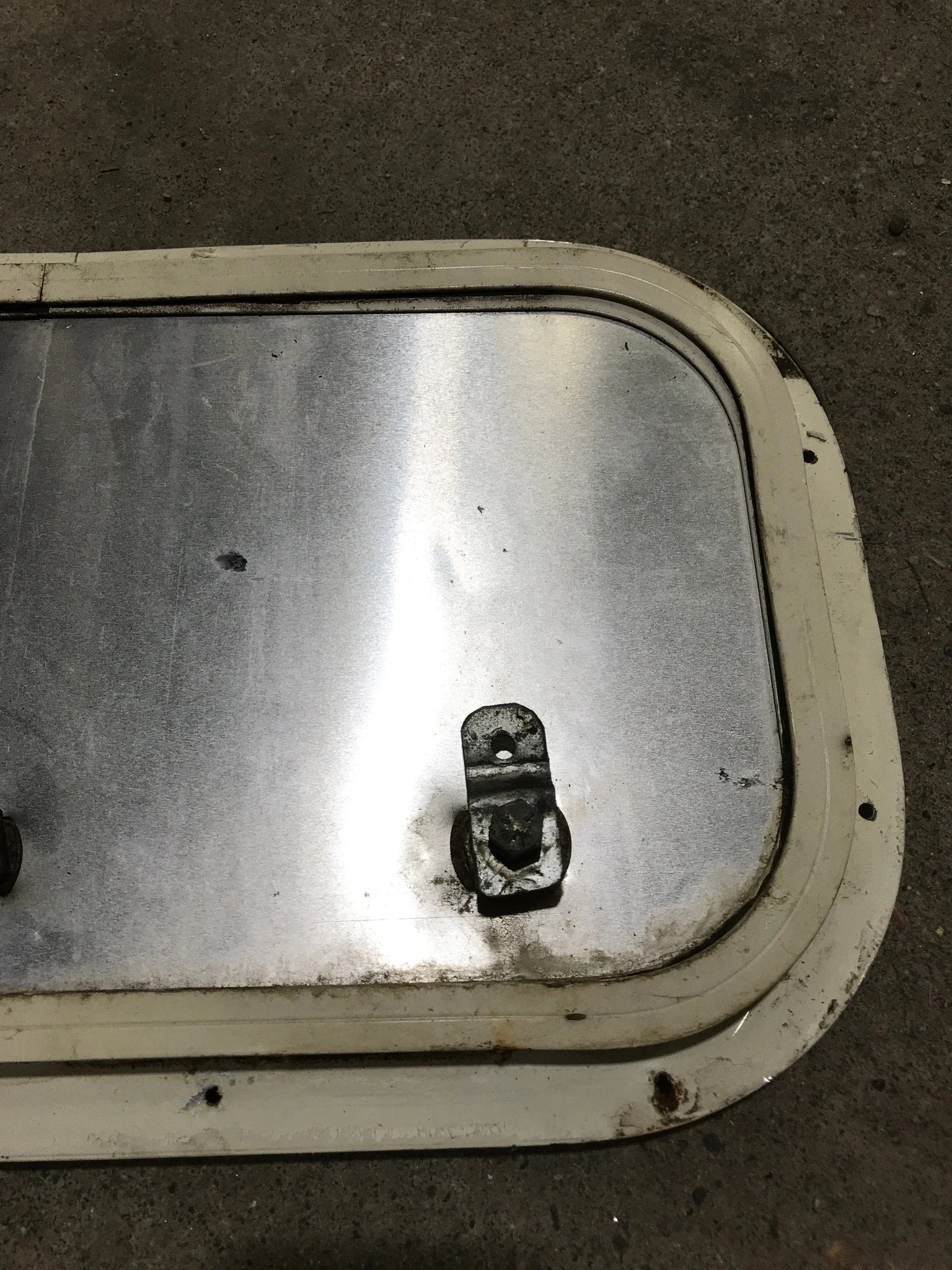 Used Radius Cornered Cargo Door 16 3/4" x 8 3/4" x 3/4"D - Image 6