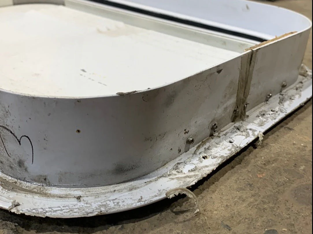 Used Radius Cornered Propane/Battery Door 15 7/8" x 11 7/8" x 1 7/8" D - Image 5