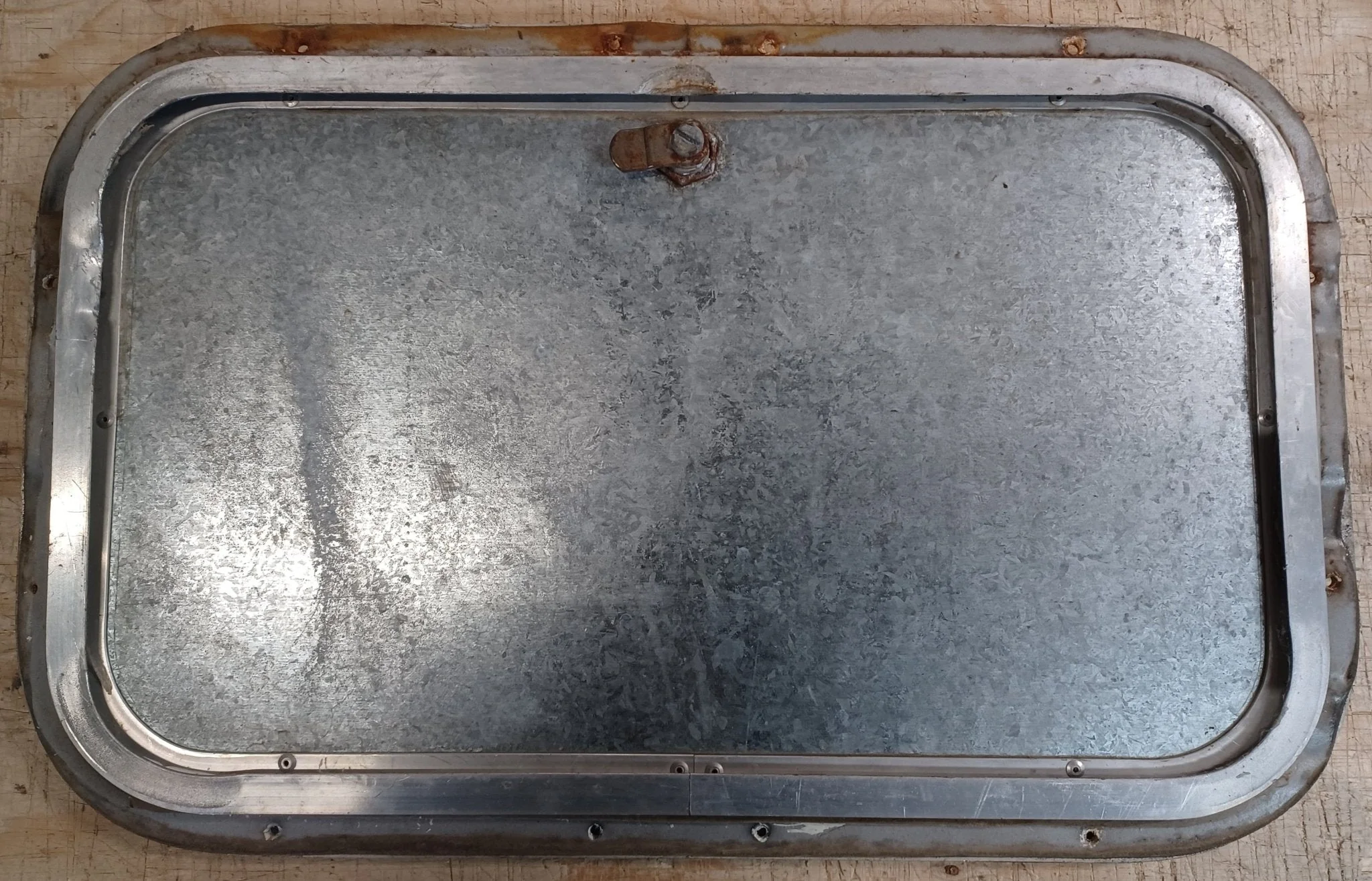 Used Radius Cornered Cargo Door 17 7/8" x 10 3/4" x 3/4" - Image 2