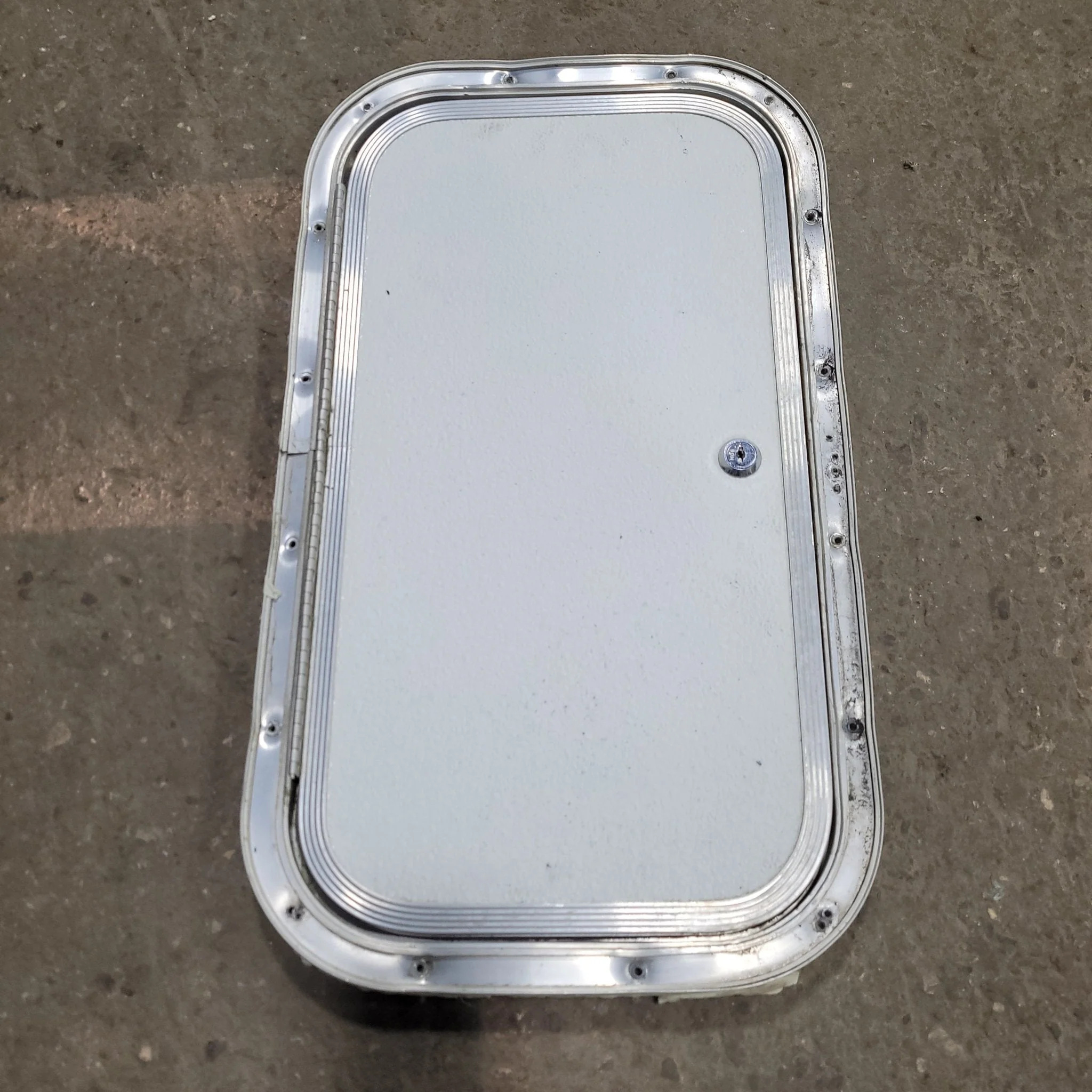 Used Radius Cornered Cargo Door 19 3/4" x 10 3/4" X 1/2" D