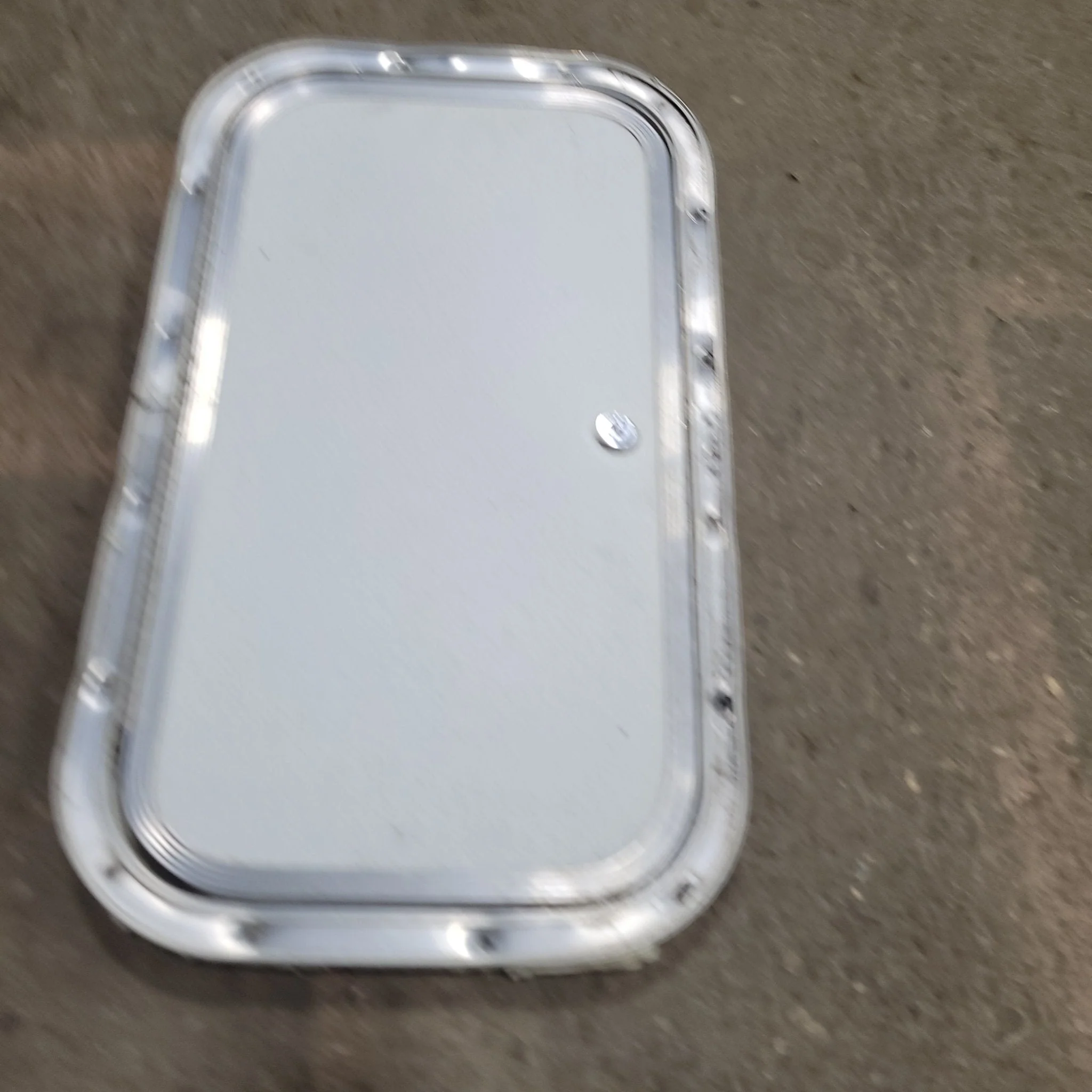 Used Radius Cornered Cargo Door 19 3/4" x 10 3/4" X 1/2" D - Image 2