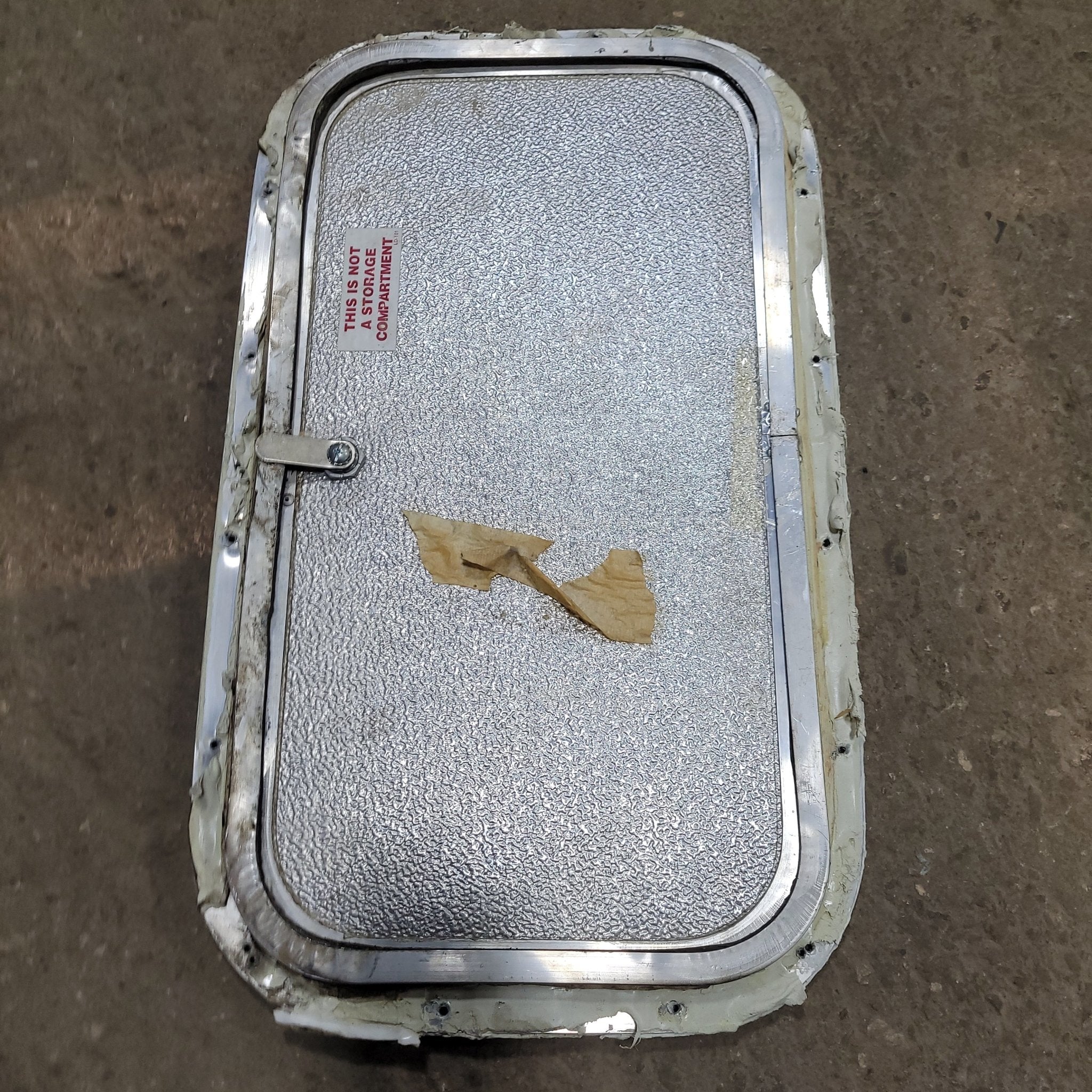 Used Radius Cornered Cargo Door 19 3/4" x 10 3/4" X 1/2" D - Image 3
