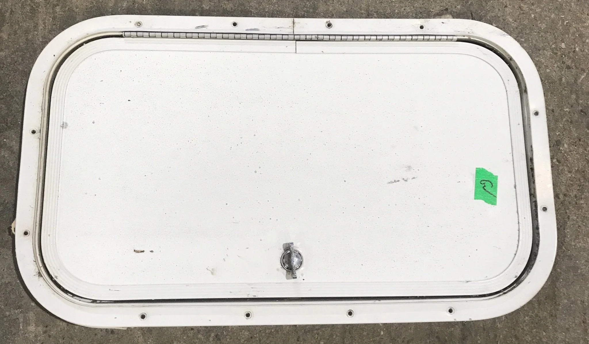 Used Radius Cornered Cargo Door 19 3/4" x 10 3/4" x 3/4" D