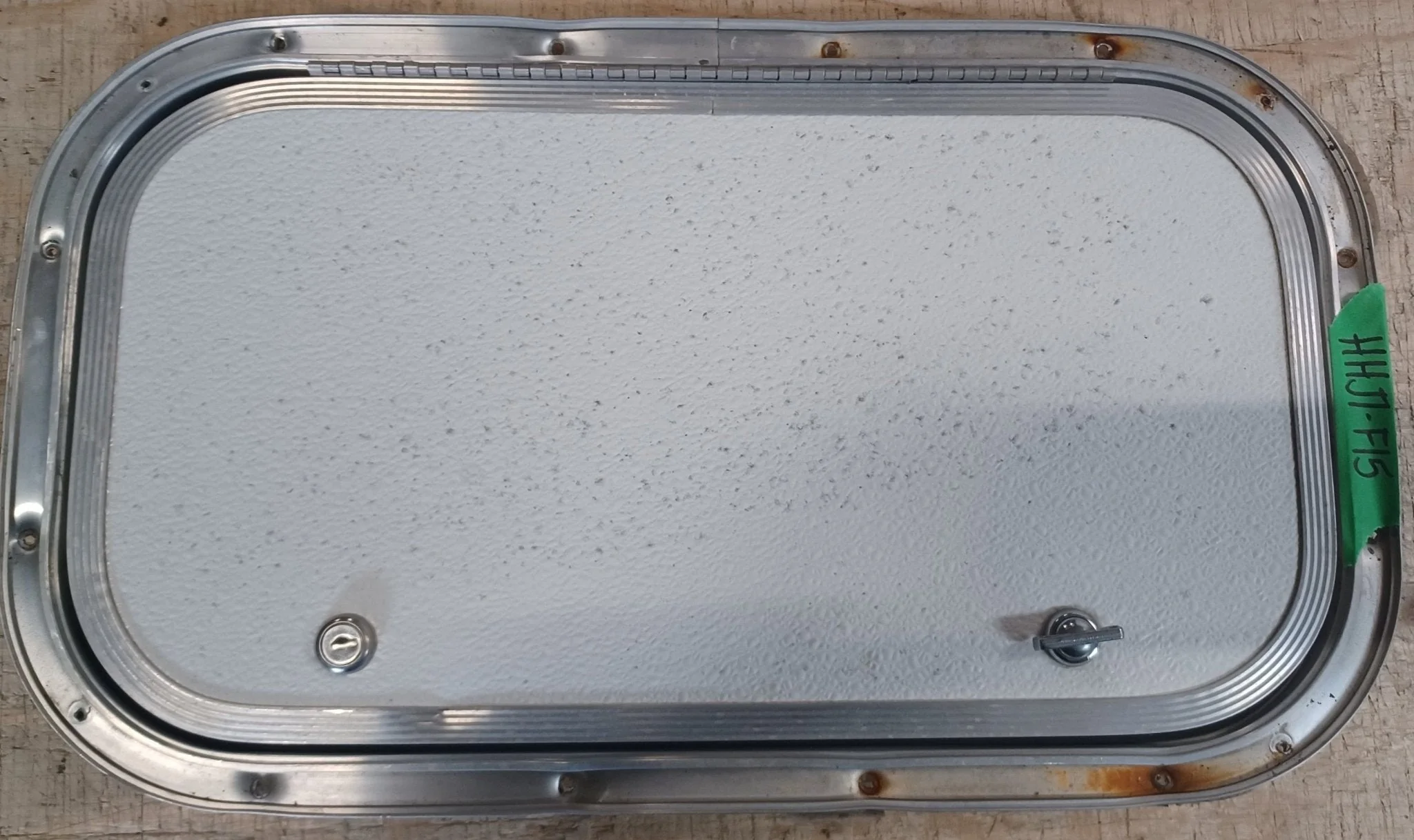 Used Radius Cornered Cargo Door 19 3/4" x 10 7/8" x 5/8"