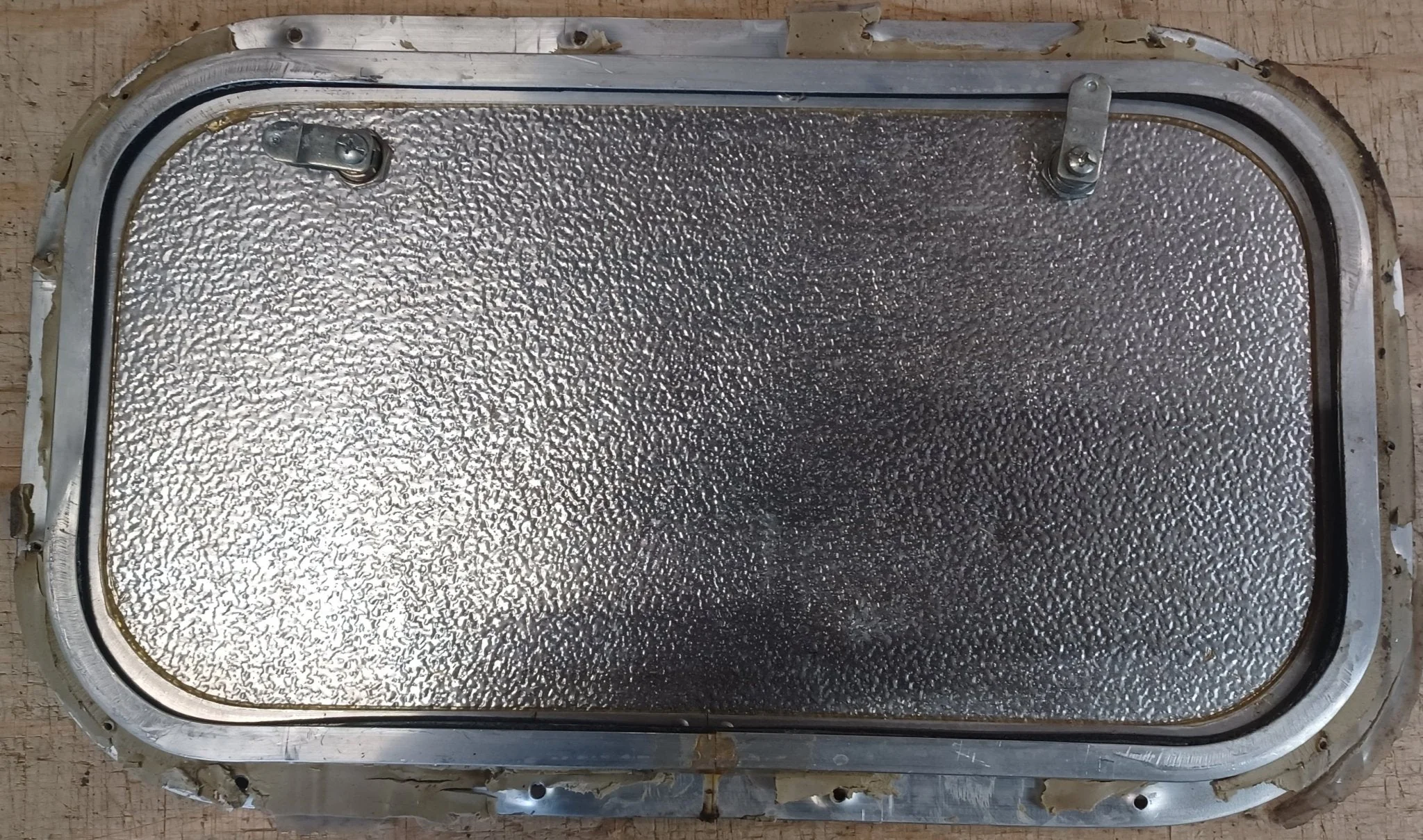 Used Radius Cornered Cargo Door 19 3/4" x 10 7/8" x 5/8" - Image 2