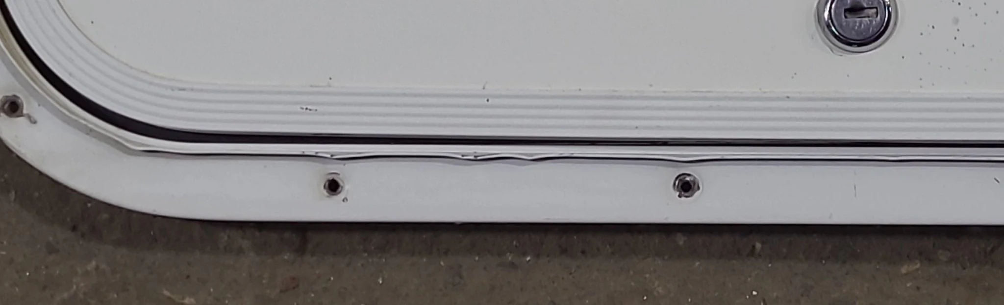 Used Radius Cornered Cargo Door 19 3/4" x 10 7/8" x 5/8" D - Image 2