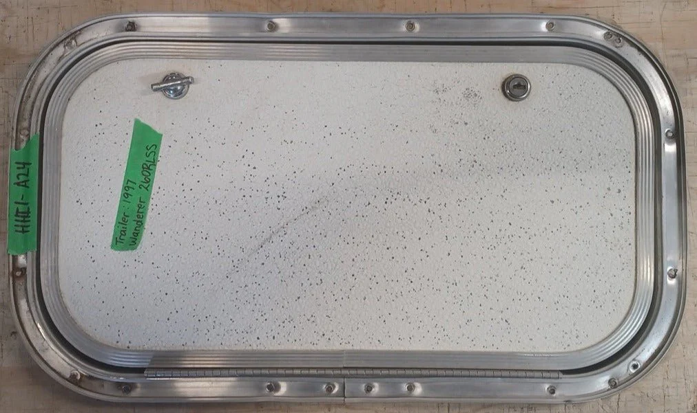 Used Radius Cornered Cargo Door 19 3/4" x 10 7/8" x 5/8"