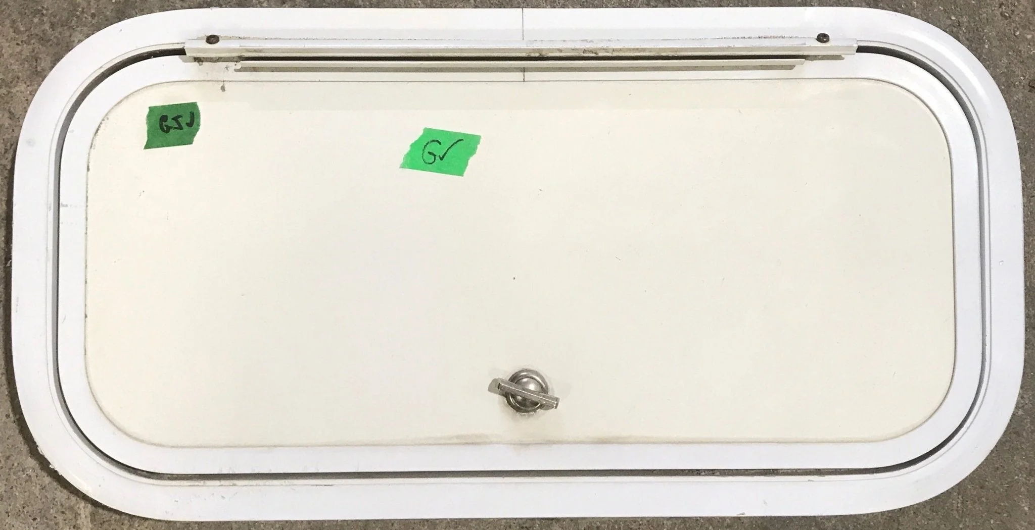 Used Radius Cornered Cargo Door 19 3/4" x 9 1/8" x 1 3/4" D