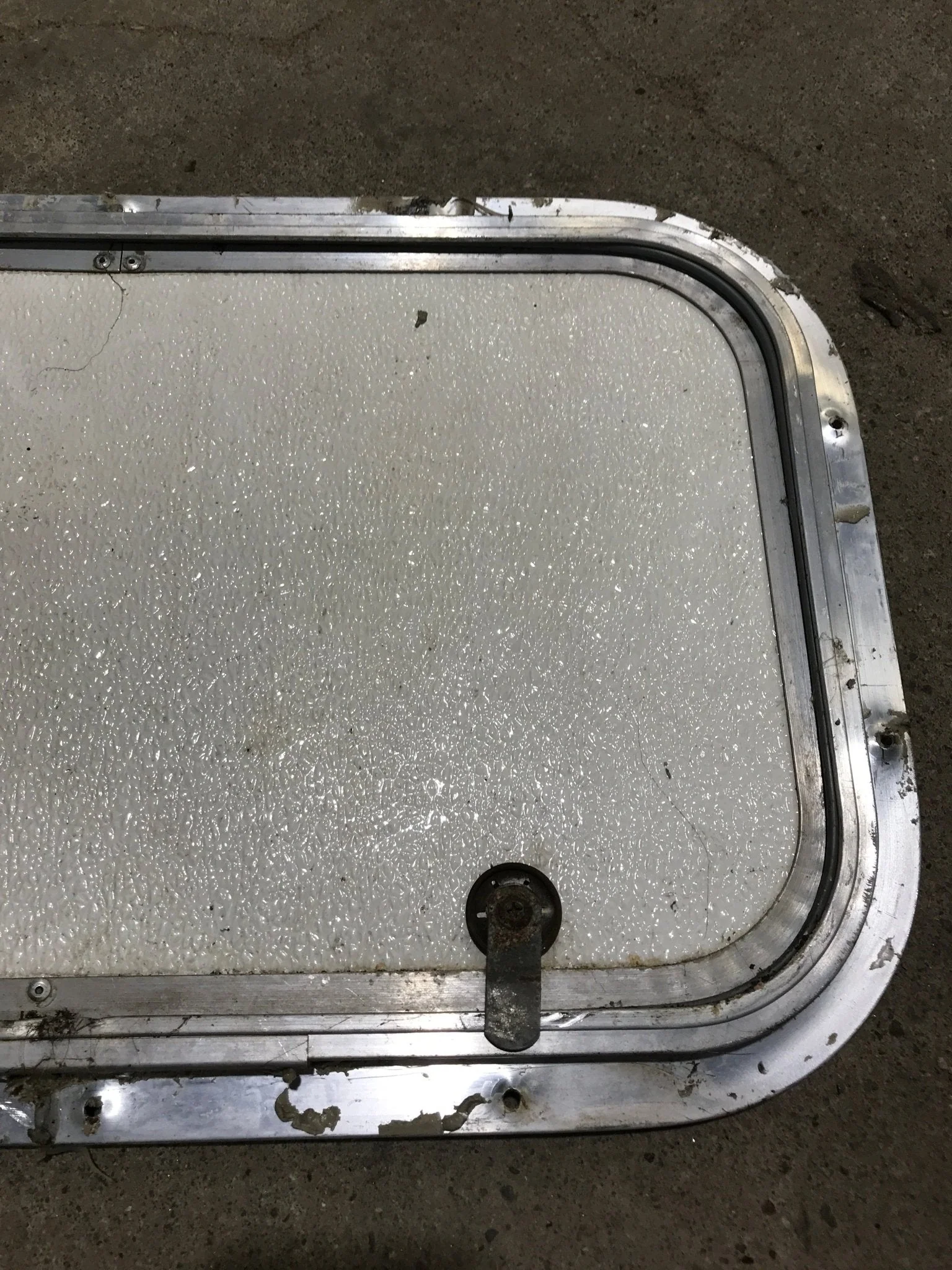 Used Radius Cornered Cargo Door 20" x 12" x 3/4"D - Image 6