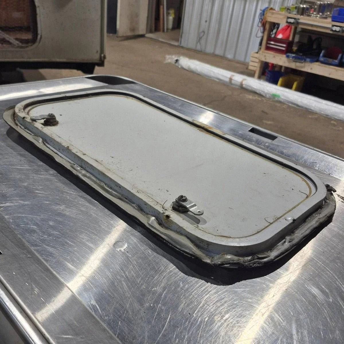 Used Radius Cornered Cargo Door - 21 7/8" X 11 3/4" X 1/2" - Image 4