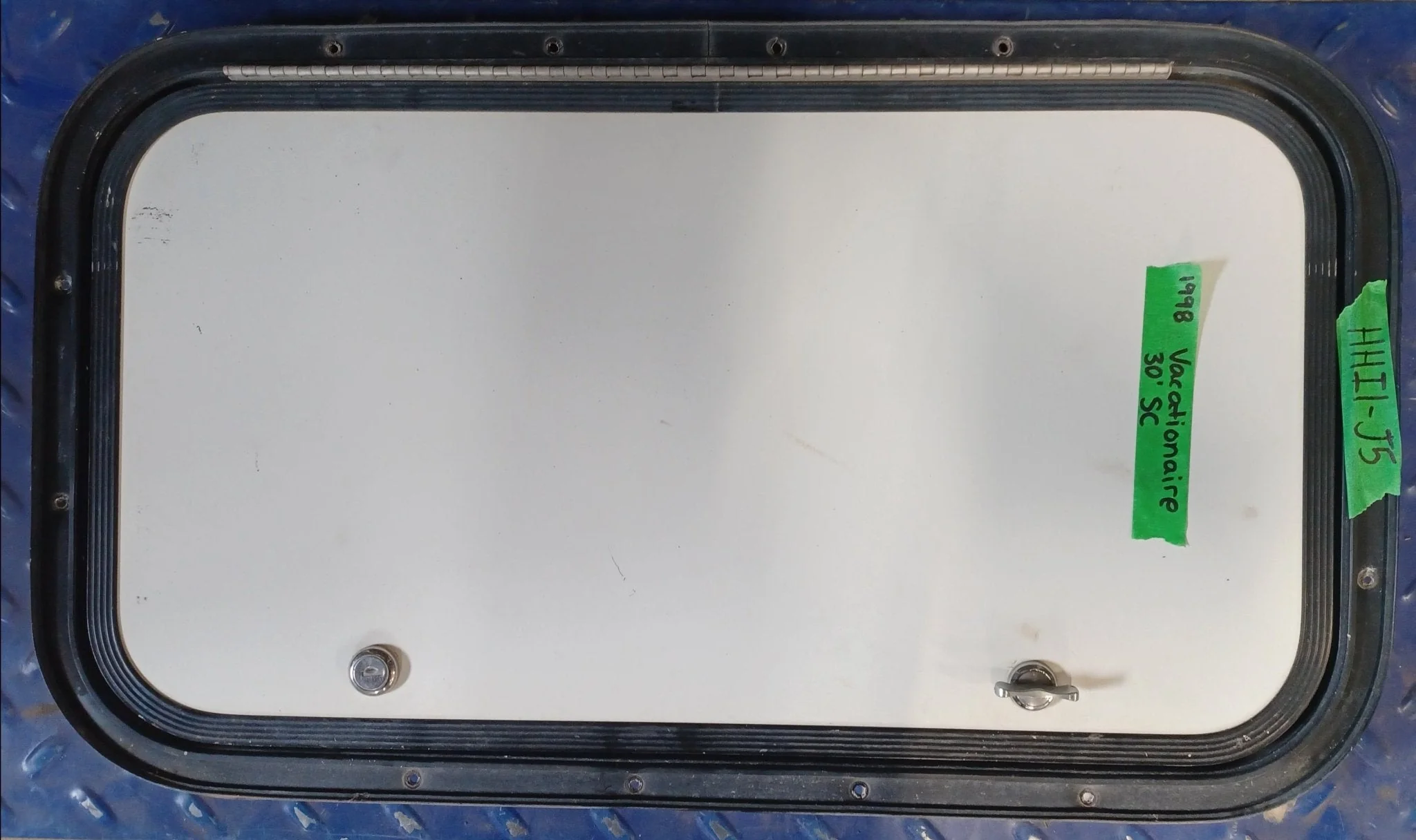 Used Radius Cornered Cargo Door 22 1/2" x 12 1/4" x 5/8"D