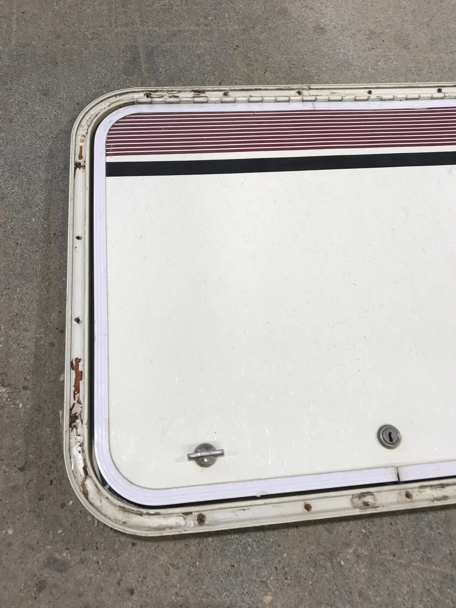 Used Radius Cornered Cargo Door 23 1/4" x 19 1/2" x 3/4"D - Image 2