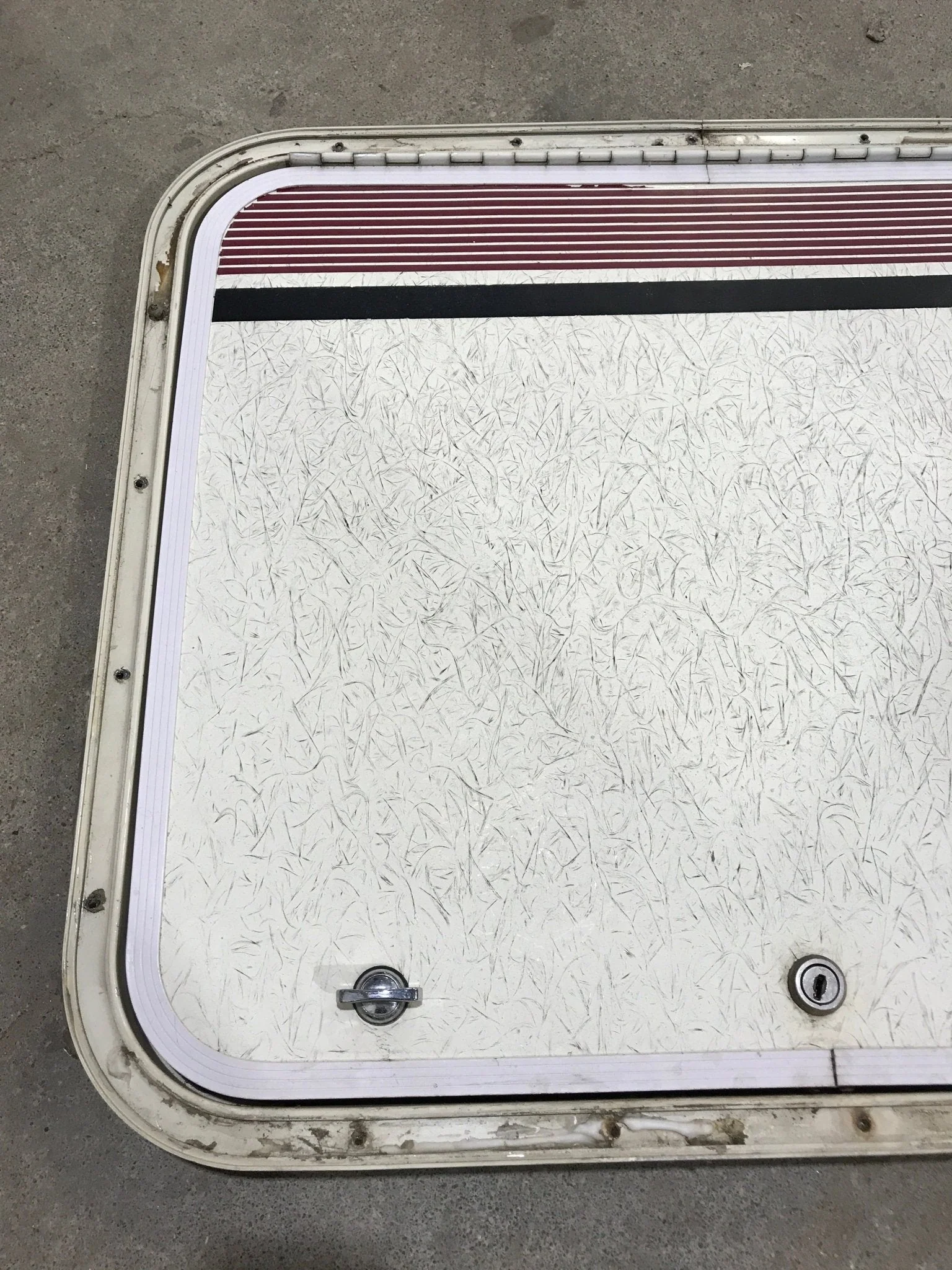 Used Radius Cornered Cargo Door 23 1/4" x 19 1/2" x 3/4"D - Image 2