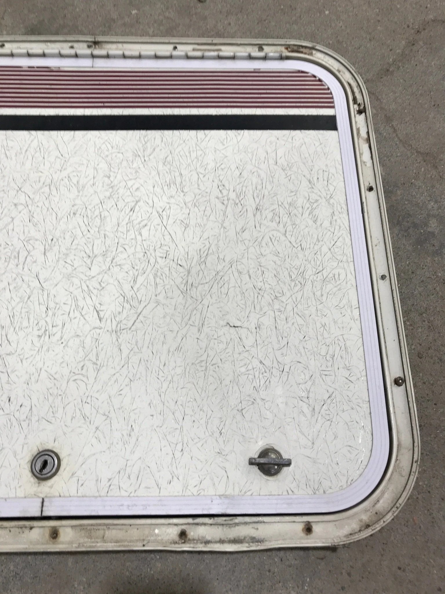 Used Radius Cornered Cargo Door 23 1/4" x 19 1/2" x 3/4"D - Image 3