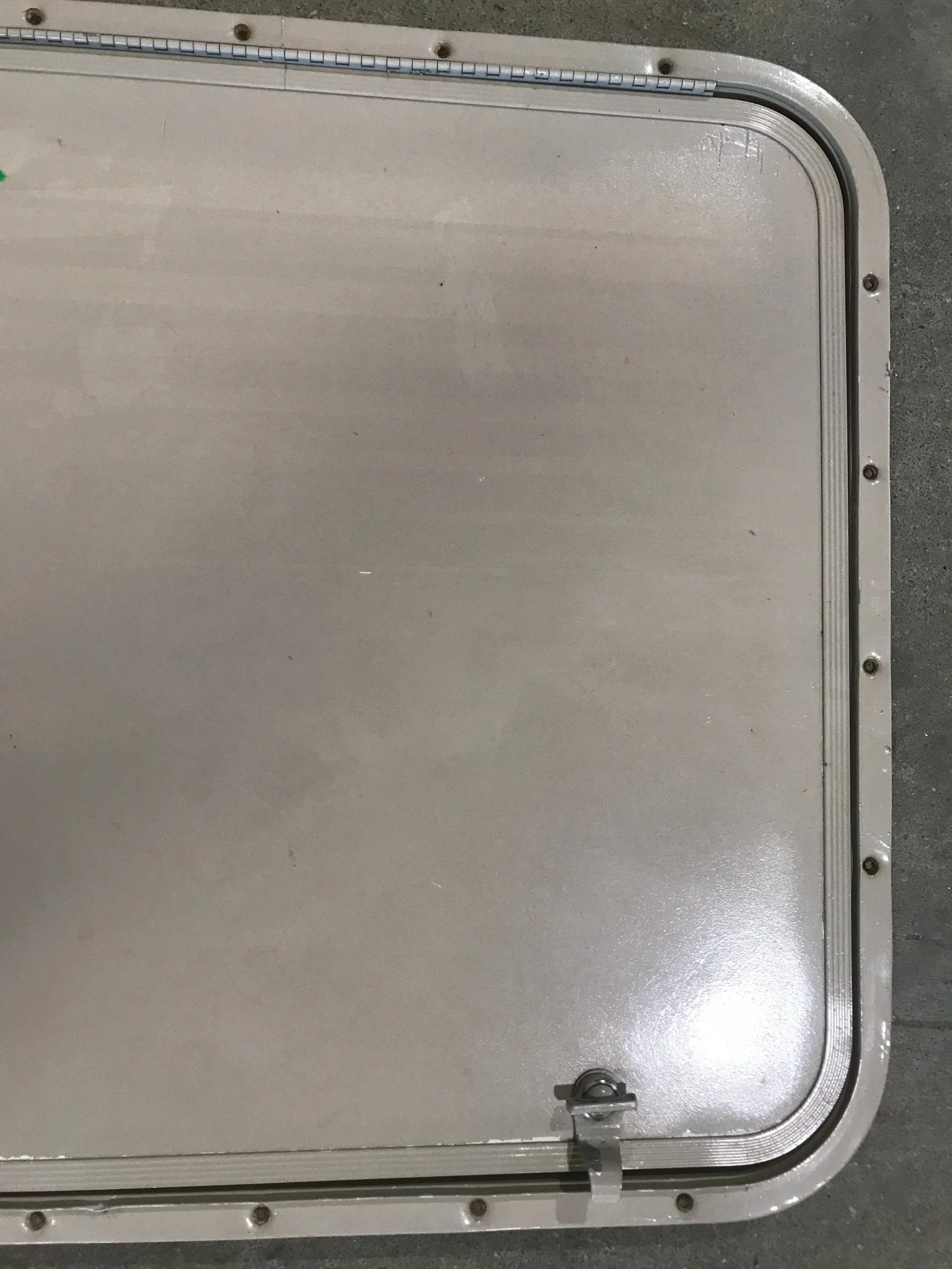 Used Radius Cornered Cargo Door 23 3/4" W x 21 3/4" H x 1/2" D - Image 3