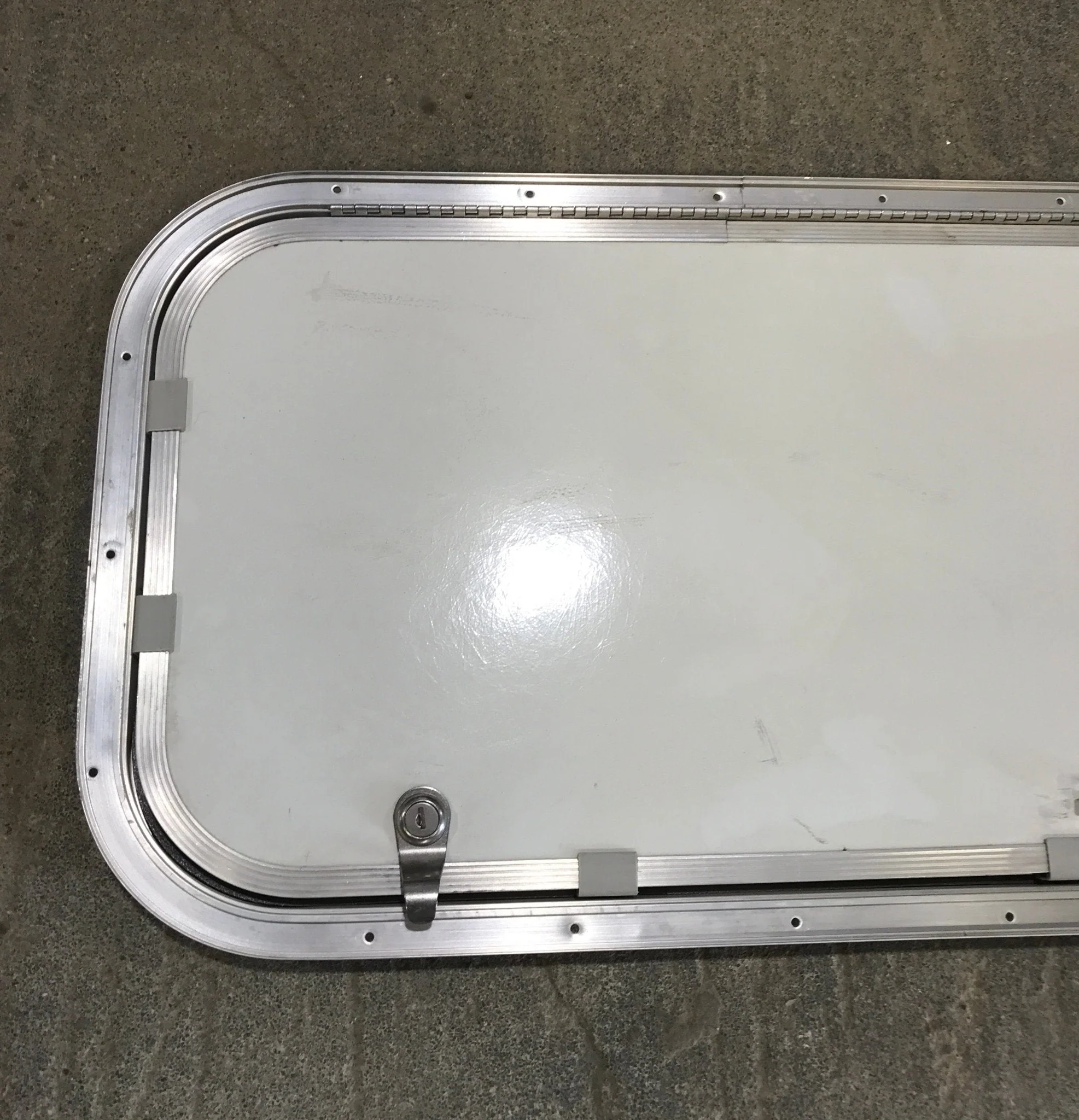 Used Radius Cornered Cargo Door 23 3/4" x 13 3/4" x 3/4" D - Image 2