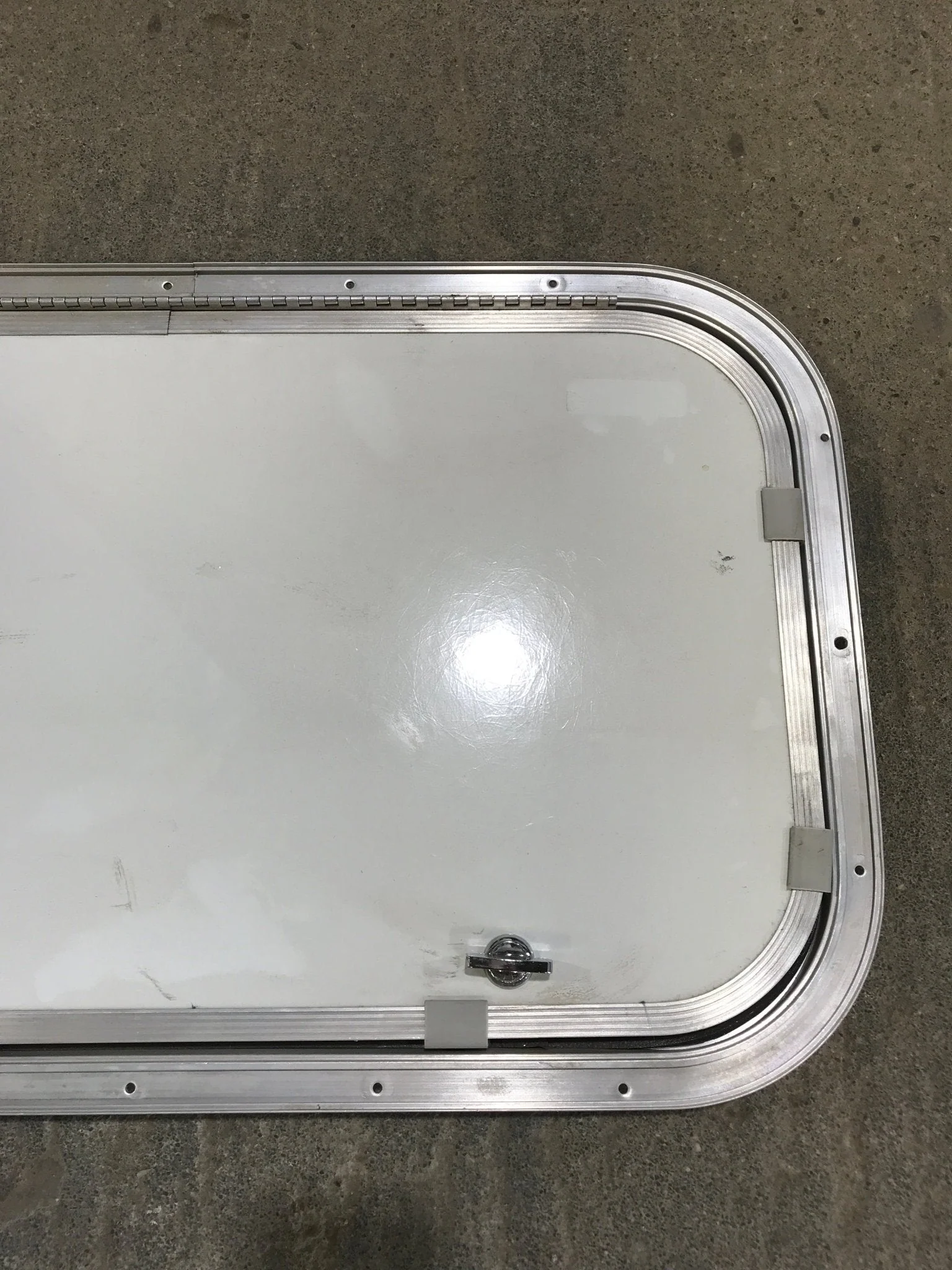 Used Radius Cornered Cargo Door 23 3/4" x 13 3/4" x 3/4" D - Image 3