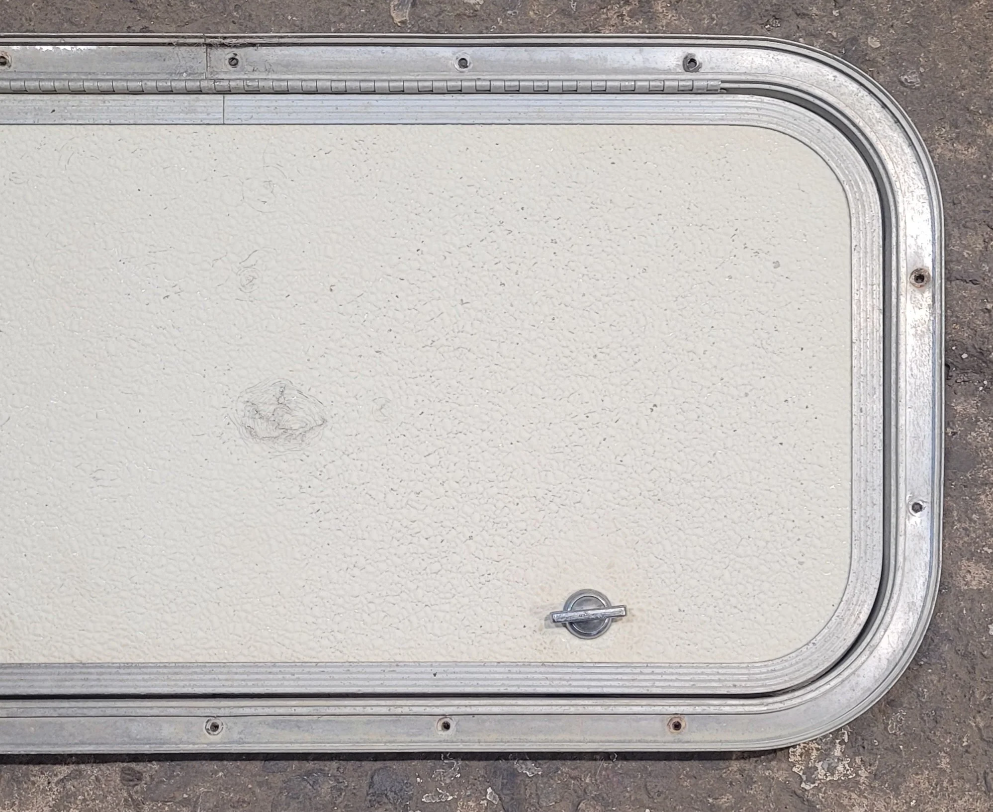 Used Radius Cornered Cargo Door 23 7/8" x 10 7/8" x 1/2" D - Image 3