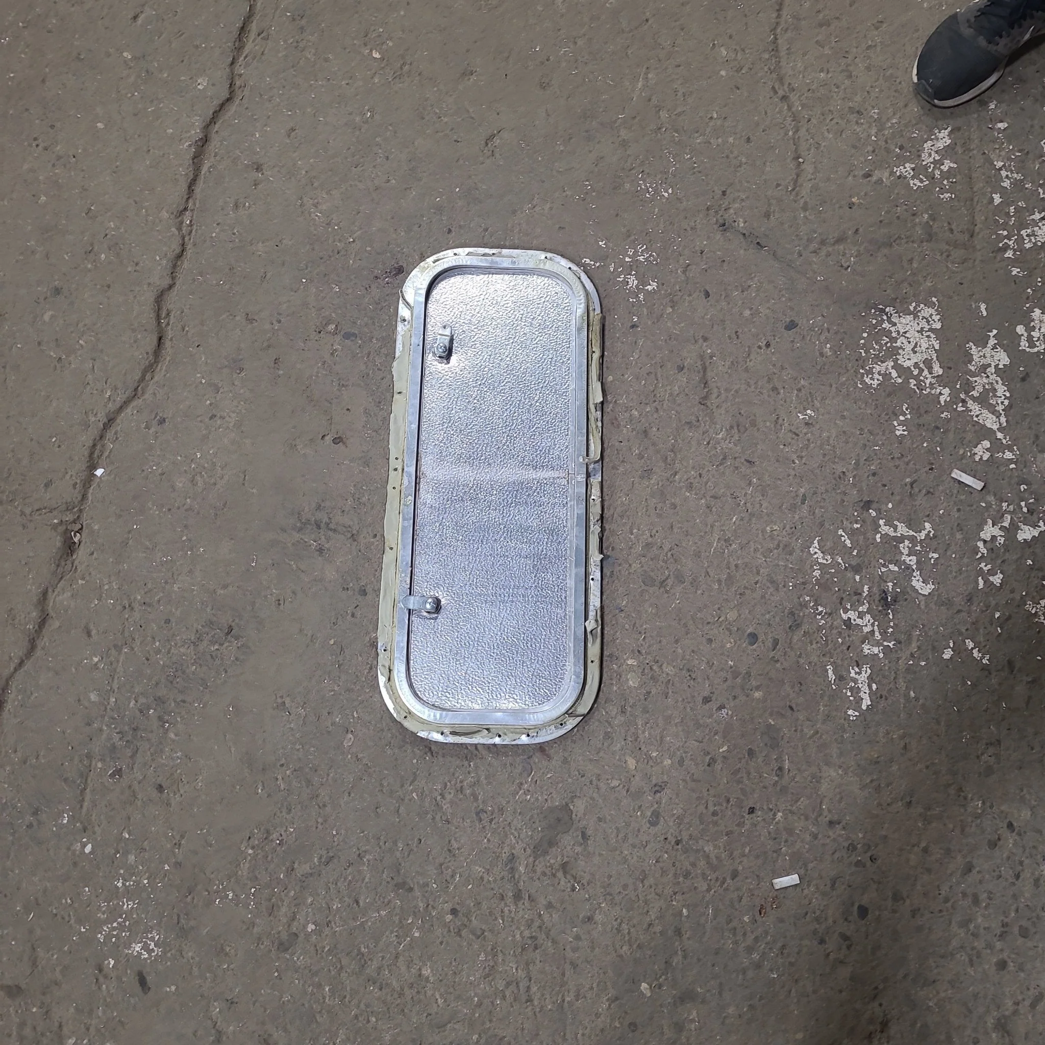 Used Radius Cornered Cargo Door 23 7/8" x 9 " x 5/8" D - Image 3