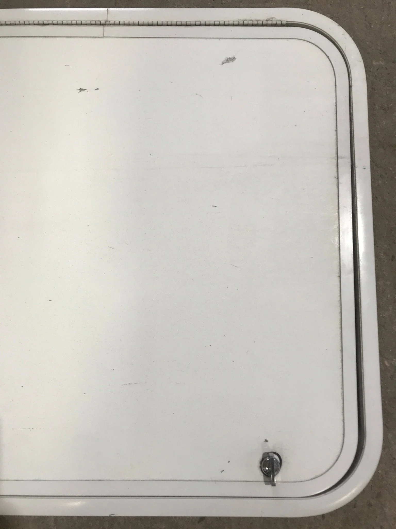 Used Radius Cornered Cargo Door 25 3/4" W x 23 3/4" H x 1" D - Image 3