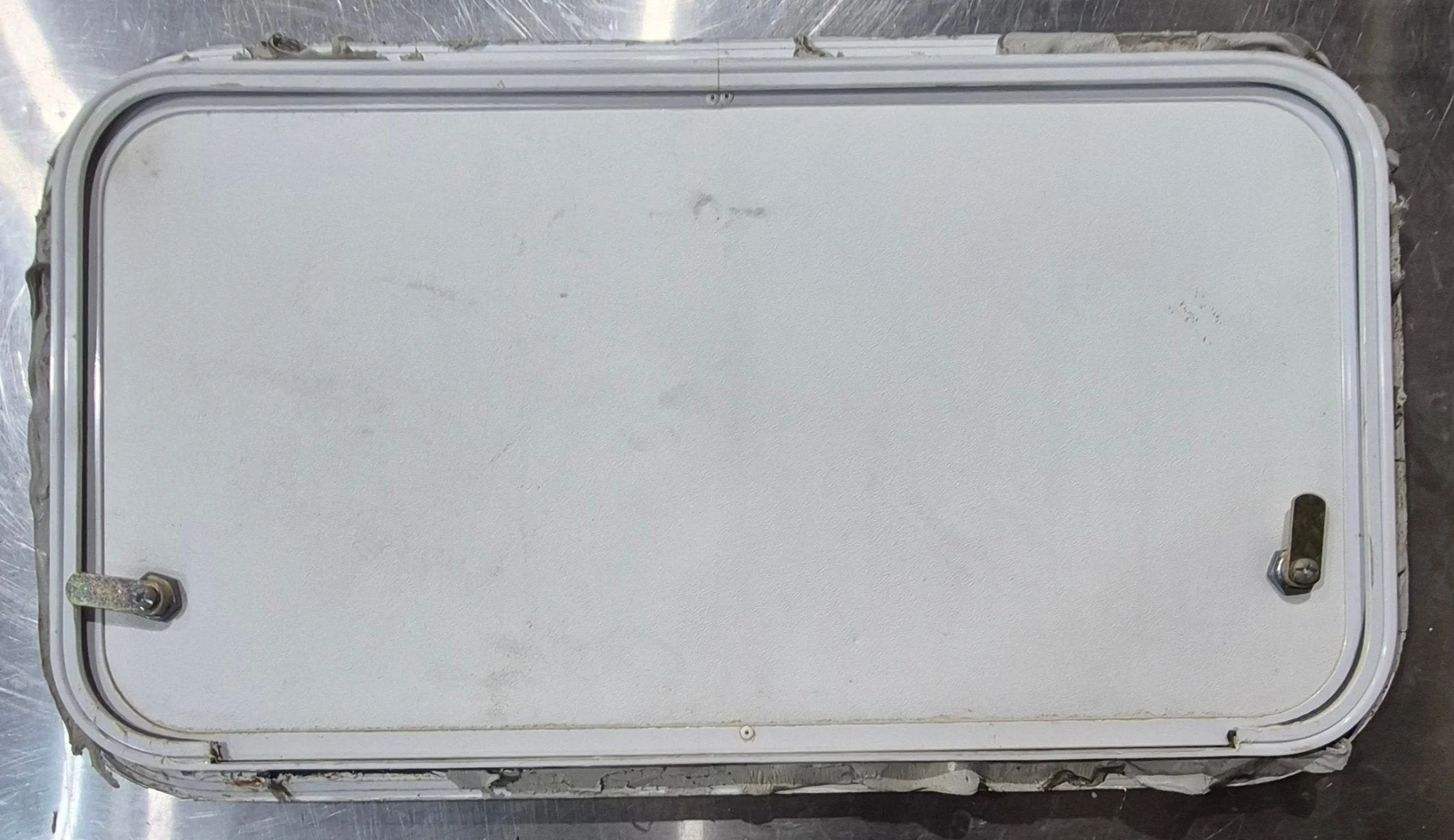 Used Radius Cornered Cargo Door 25 3/4" x 13 5/8" x 3/4" D - Image 2