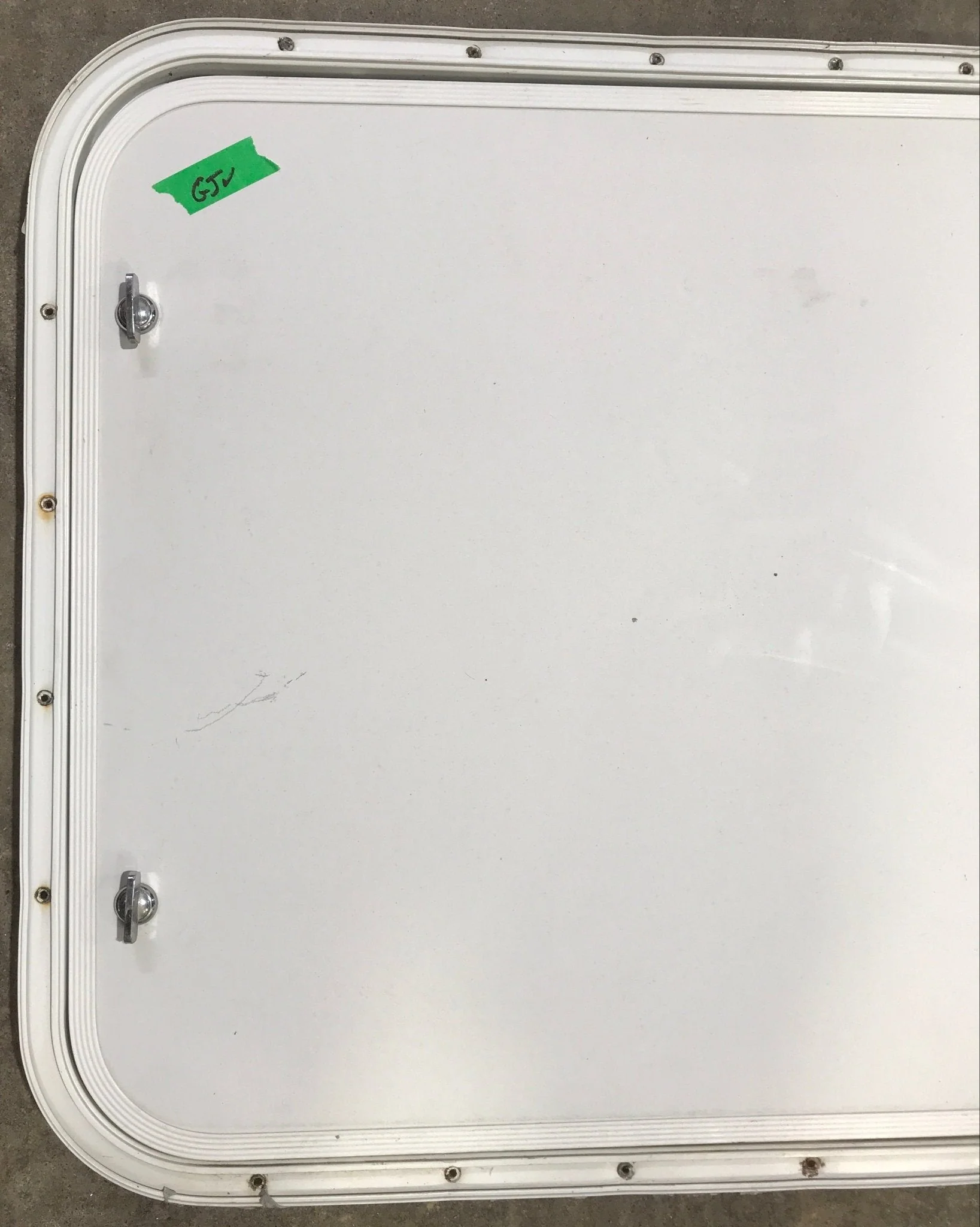 Used Radius Cornered Cargo Door 27 1/2" x 22 3/4" x 1/2" D - Image 3