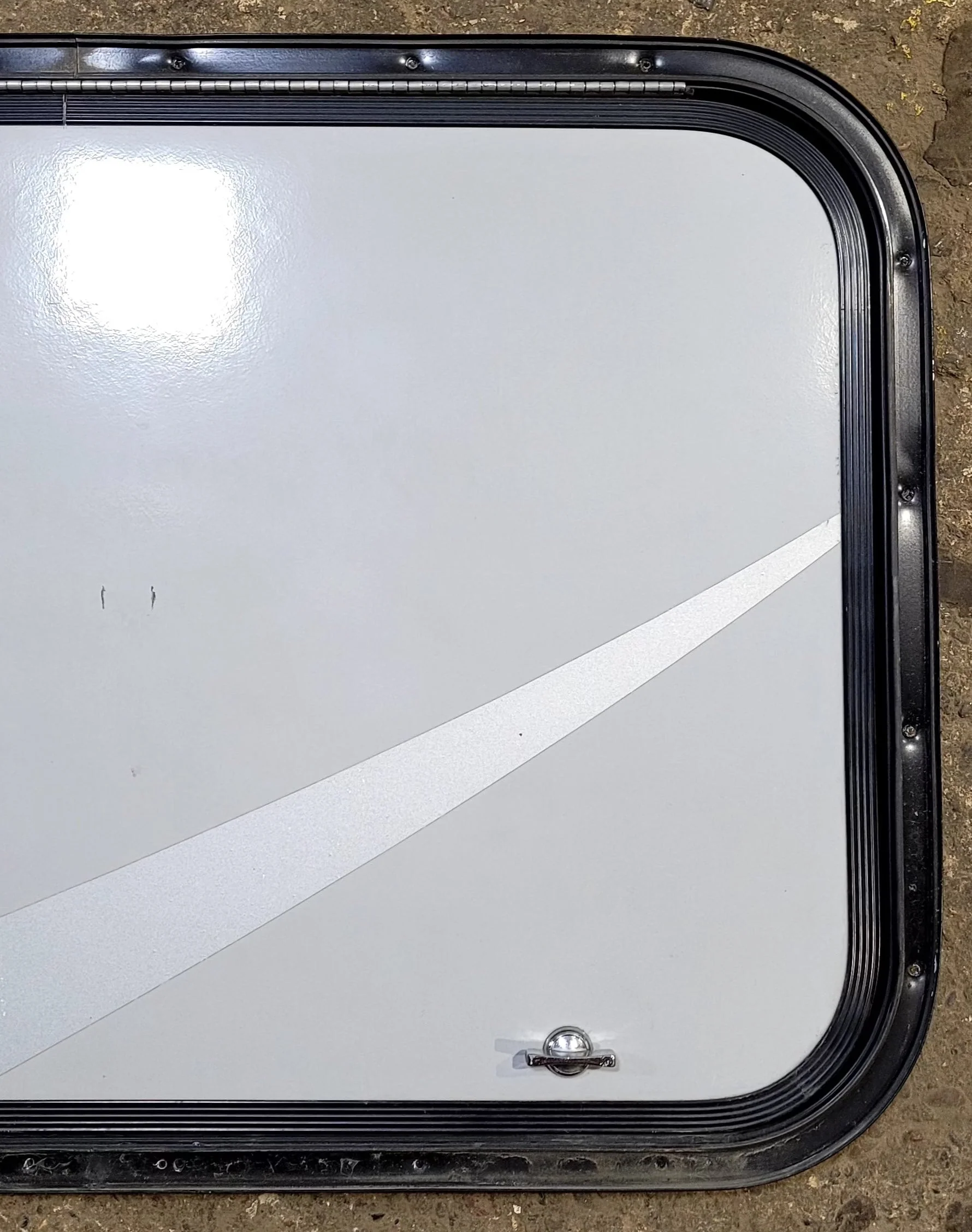 Used Radius Cornered Cargo Door 27 7/8" x 17 3/4" x 1/2" D - Image 3