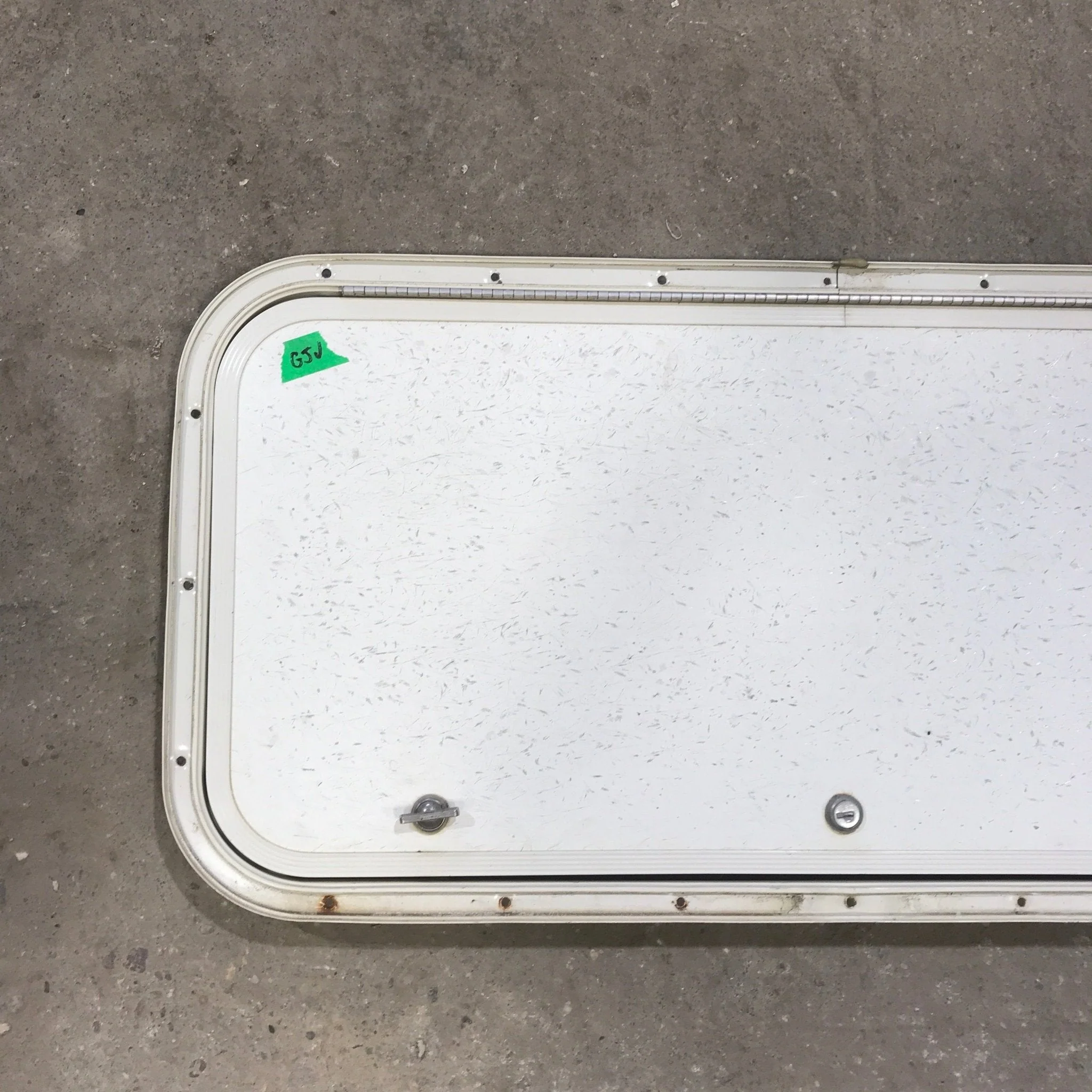 Used Radius Cornered Cargo Door 29 3/4" x 13 3/4" x 3/4" D - Image 2
