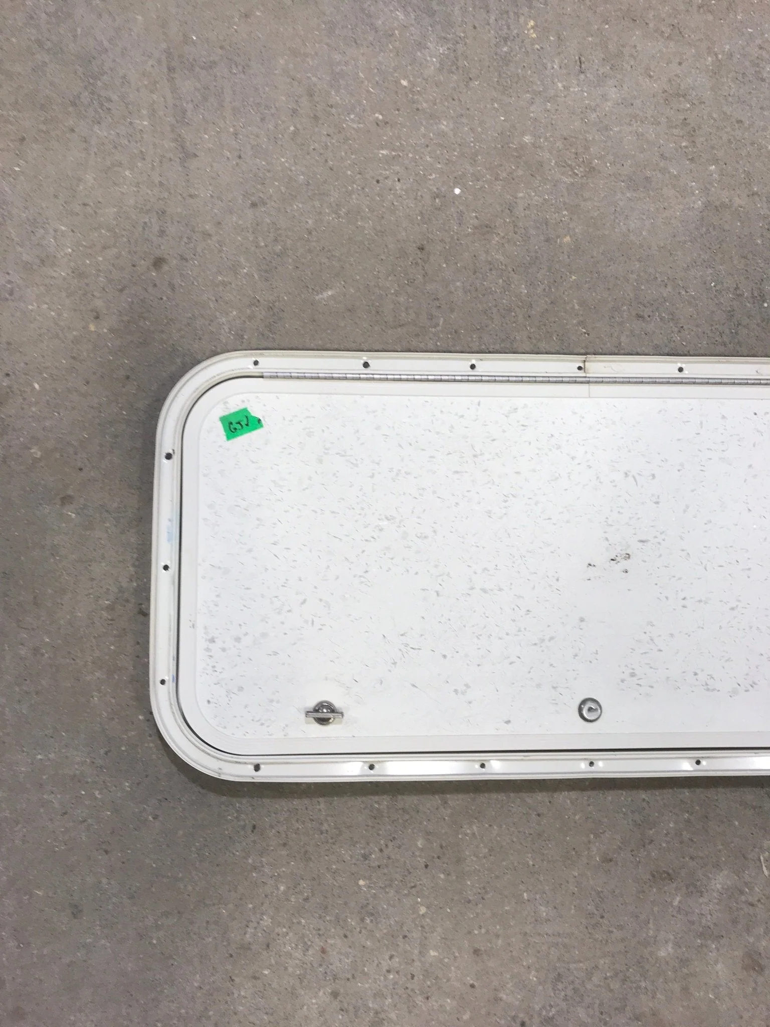 Used Radius Cornered Cargo Door 29 3/4" x 13 3/4" x 3/4" D - Image 2
