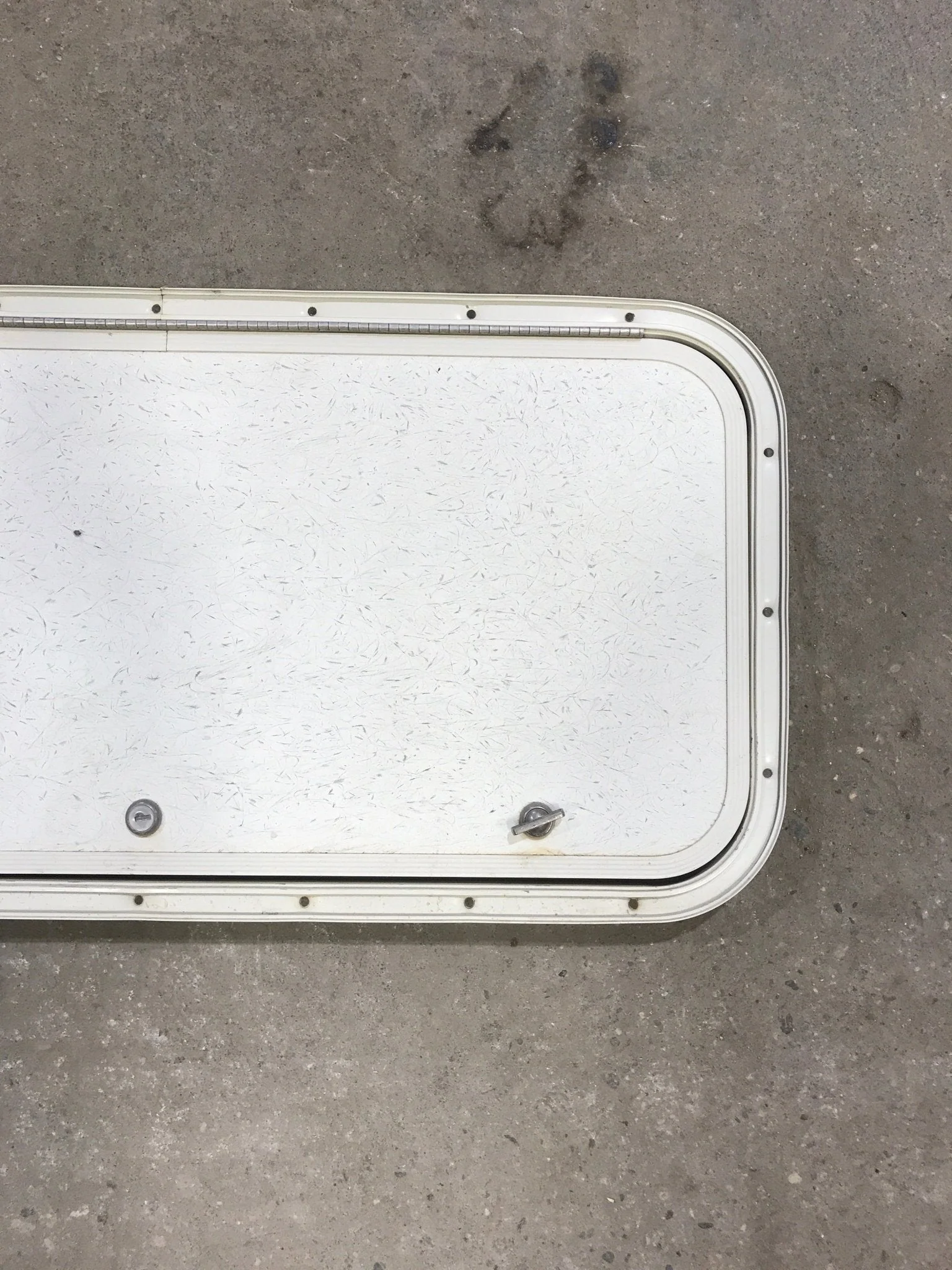 Used Radius Cornered Cargo Door 29 3/4" x 13 3/4" x 3/4" D - Image 2