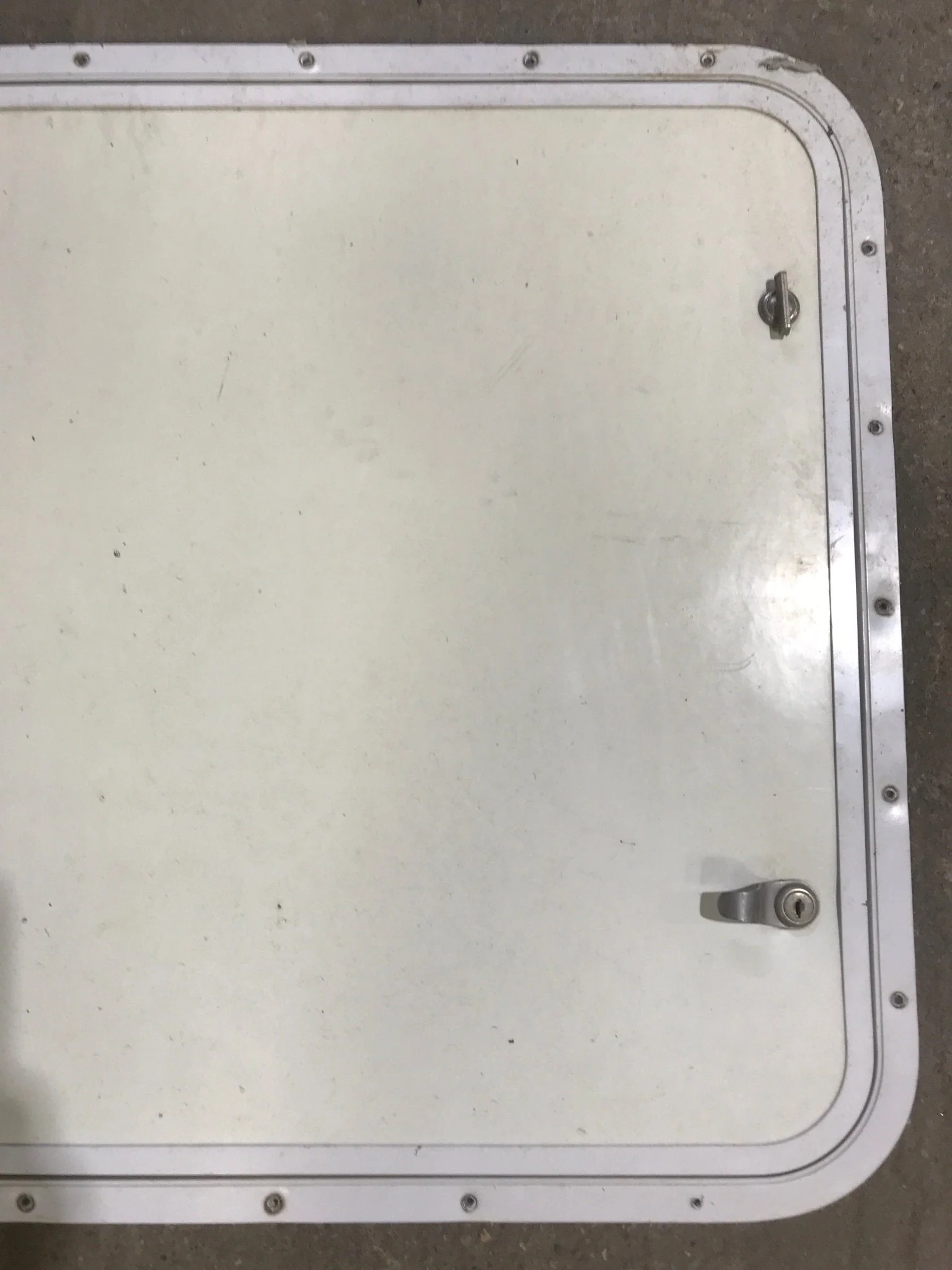 Used Radius Cornered Cargo Door 29 3/4" x 23 3/4" x 3/4" D - Image 3