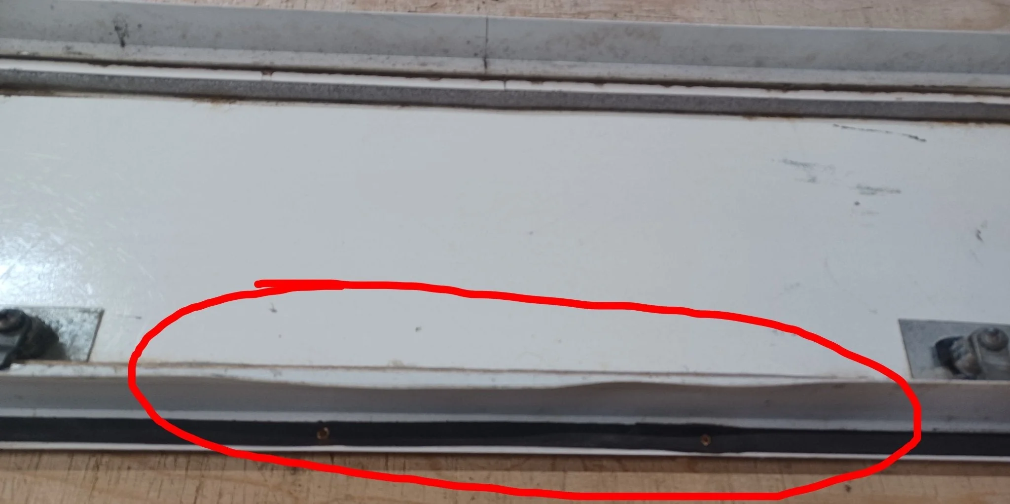 Used Radius Cornered Cargo Door 29 3/4" x 9 1/2" x 1 7/8"D - Image 3