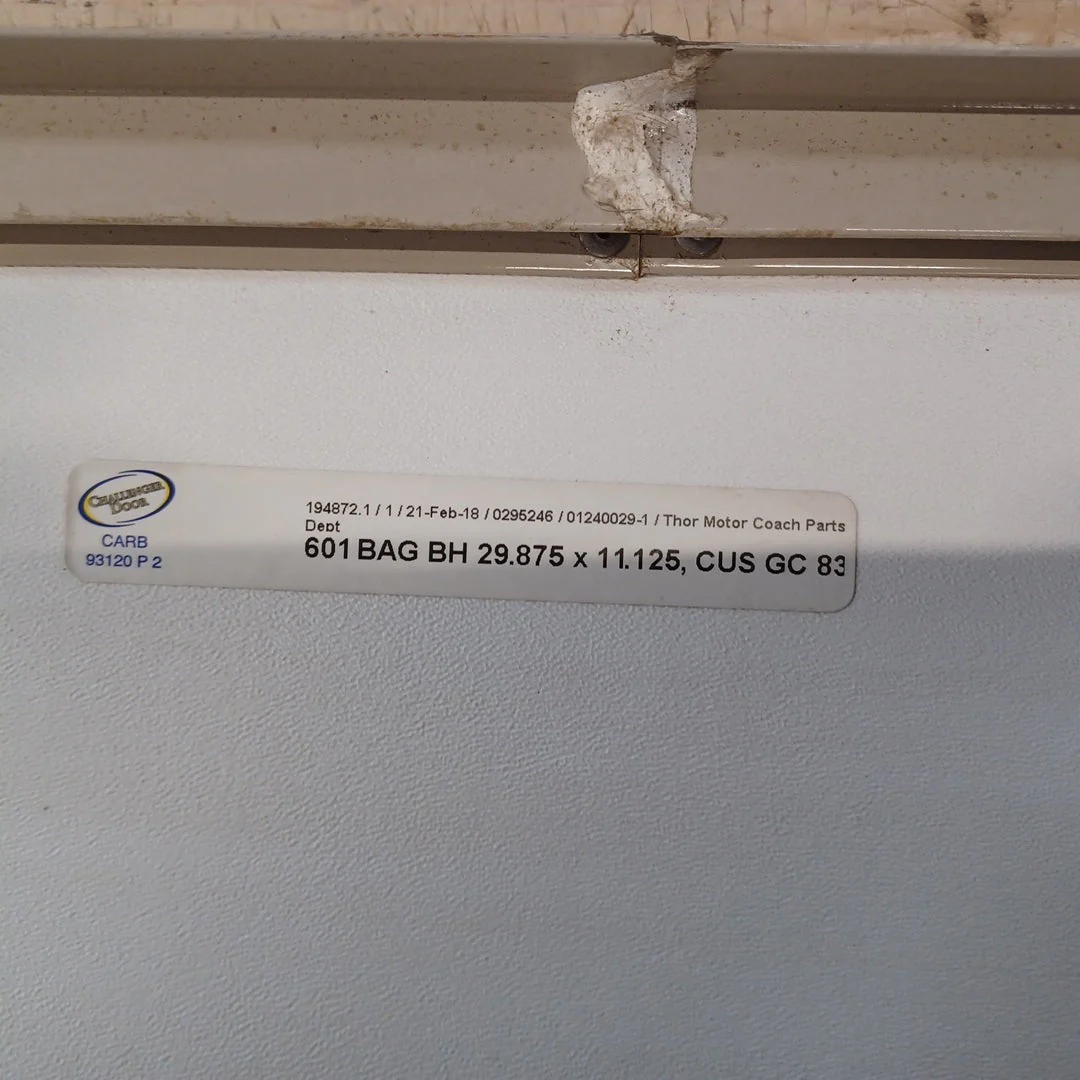 Used Radius Cornered Cargo Door 29 5/8" x 10 7/8" x 1 5/8"D - Image 5