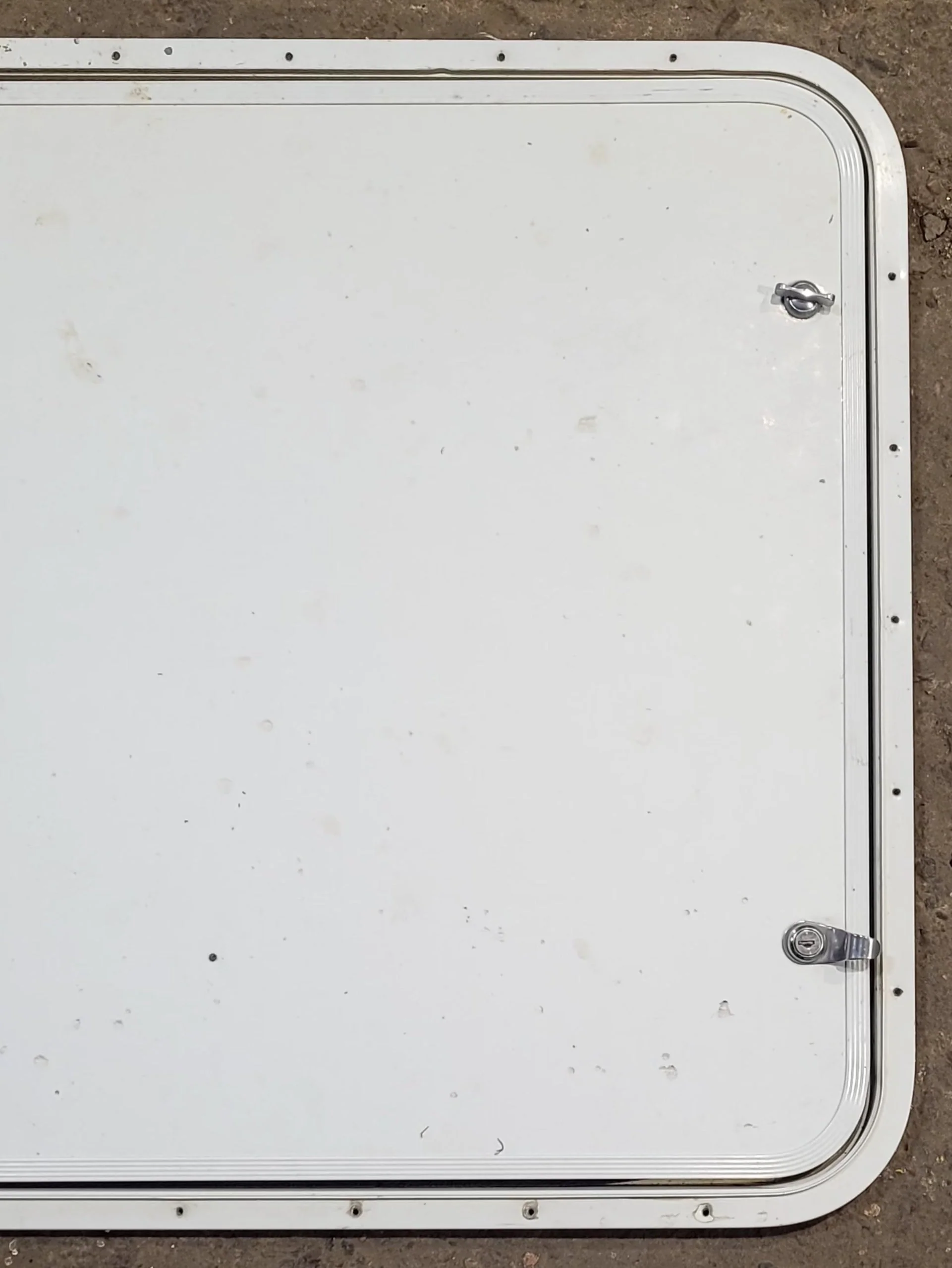 Used Radius Cornered Cargo Door 29 7/8" x 25 7/8" x 1/2"D - Image 3
