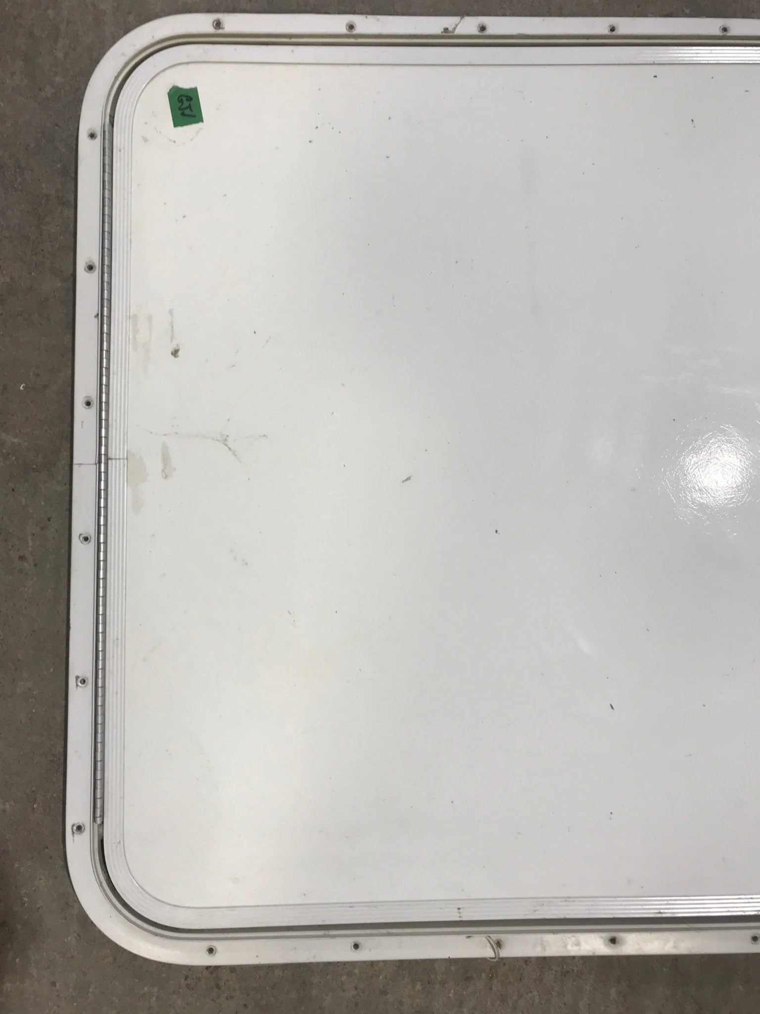 Used Radius Cornered Cargo Door 29 7/8" x 25 7/8" x 3/4" D - Image 2