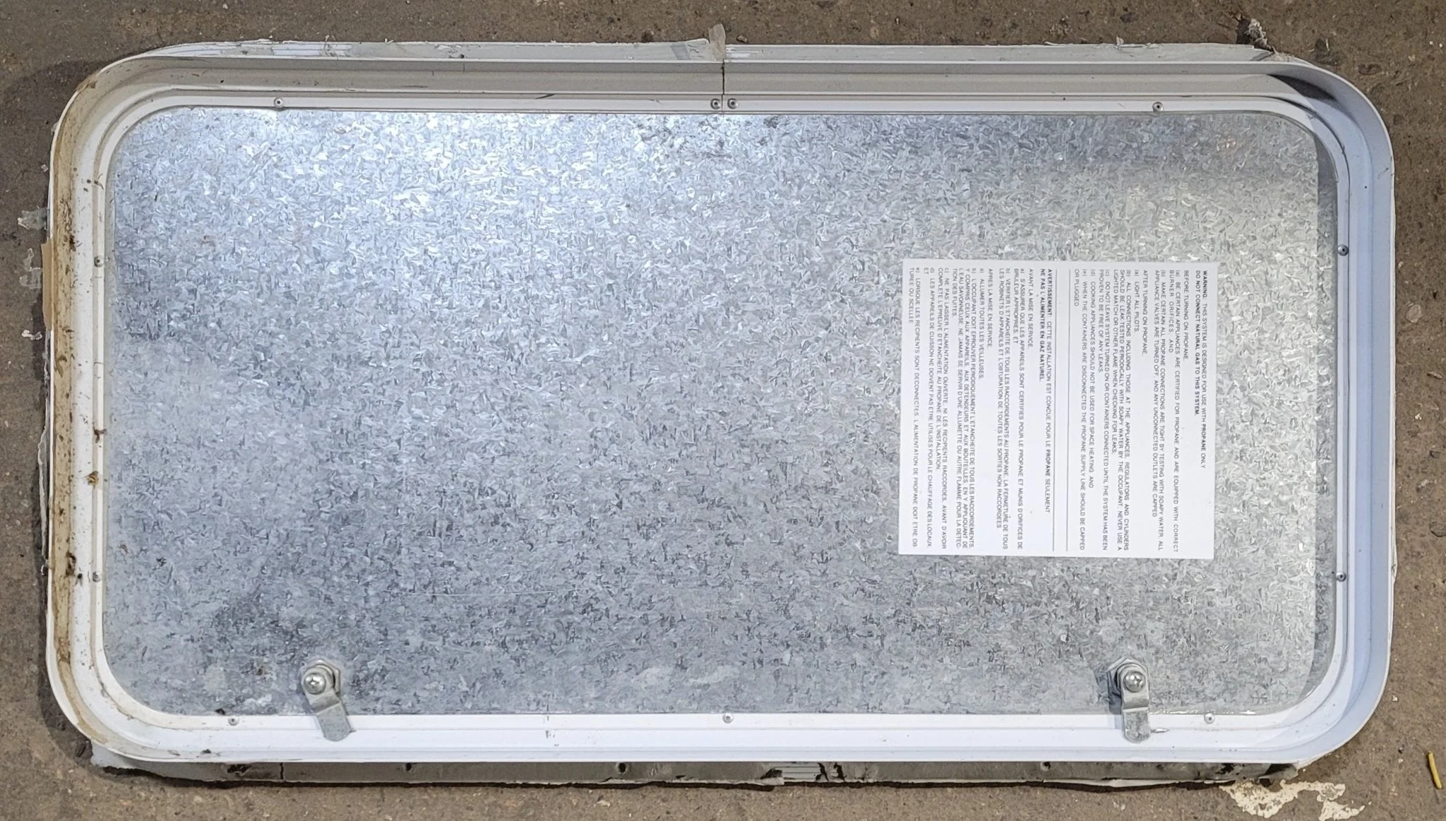 Used Radius Cornered Cargo Door 30" x 15 3/4" x 1 3/4" D - Image 2