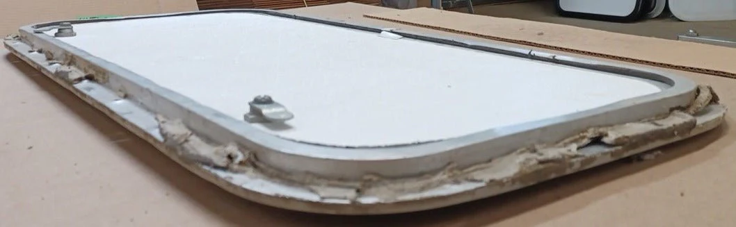 Used Radius Cornered Cargo Door 31 3/4" x 13 3/4" x 7/8"D - Image 4