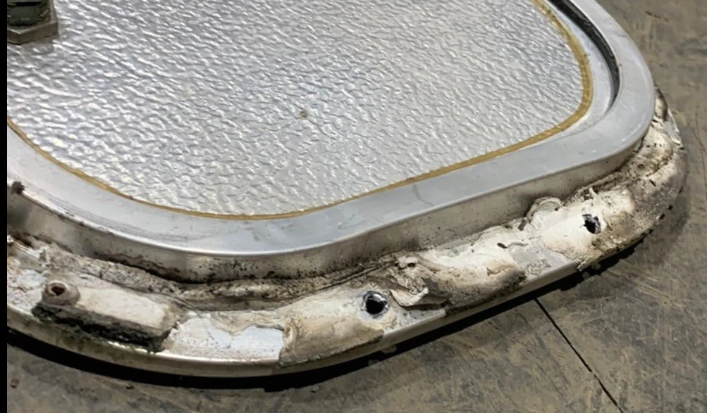 Used Radius Cornered Cargo Door 31 3/4" x 9 3/4" x 1/2"D - Image 4