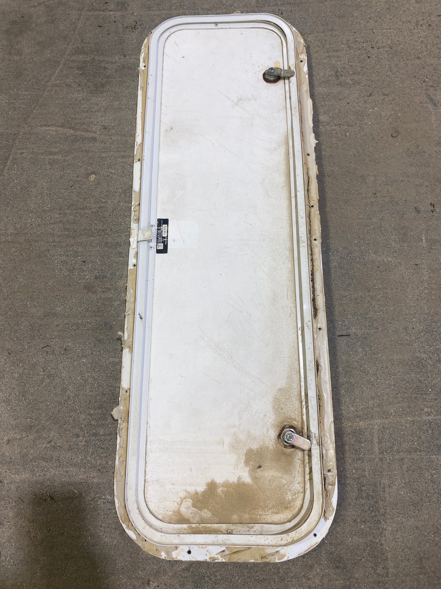 Used Radius Cornered Cargo Door 35 3/4" W x 10 3/4" H x 3/4" D - Image 4