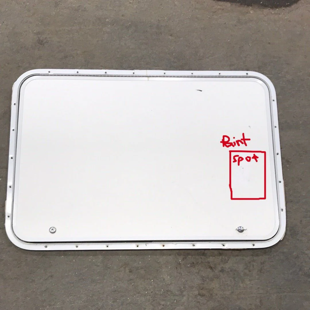Used Radius Cornered Cargo Door 35 3/4" W x 24" H x 1/2" D