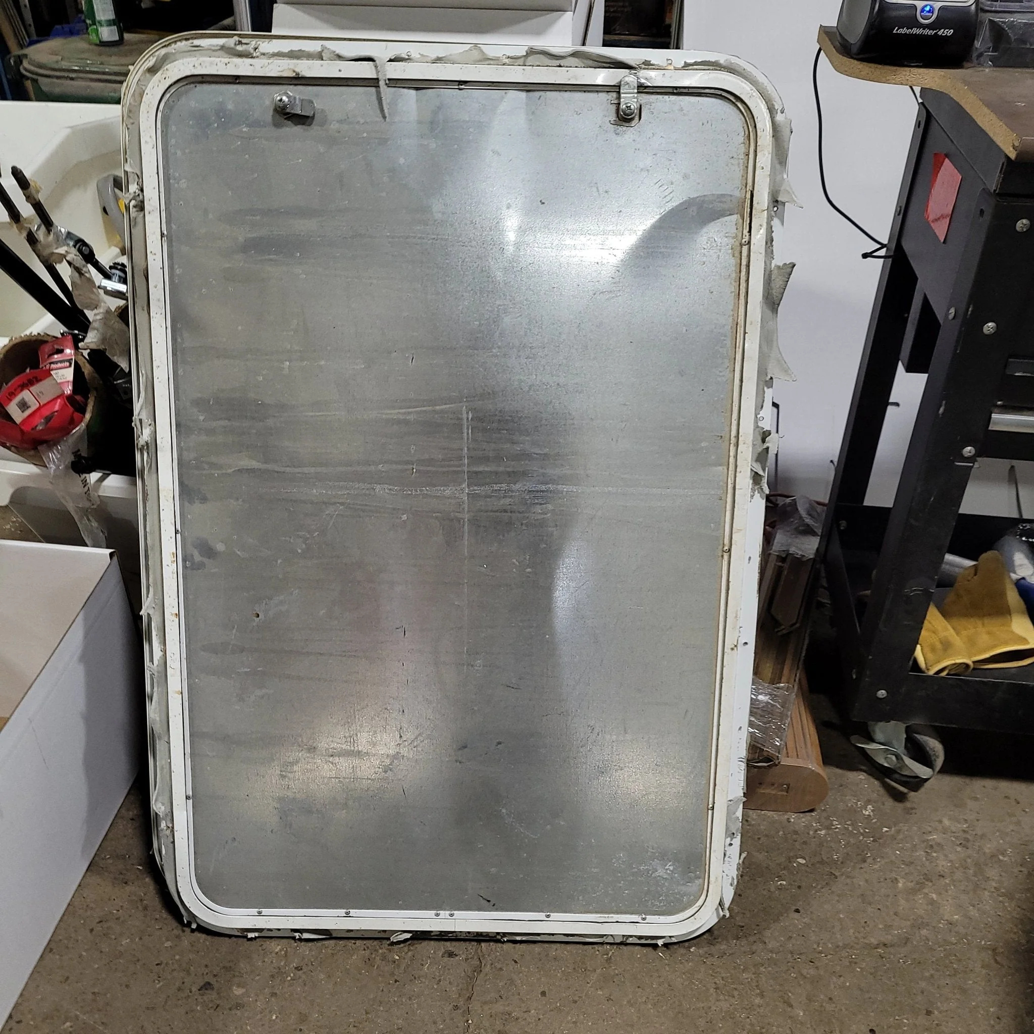 Used Radius Cornered Cargo Door 35 3/4 x 23 3/4" X 5/8" D - Image 2