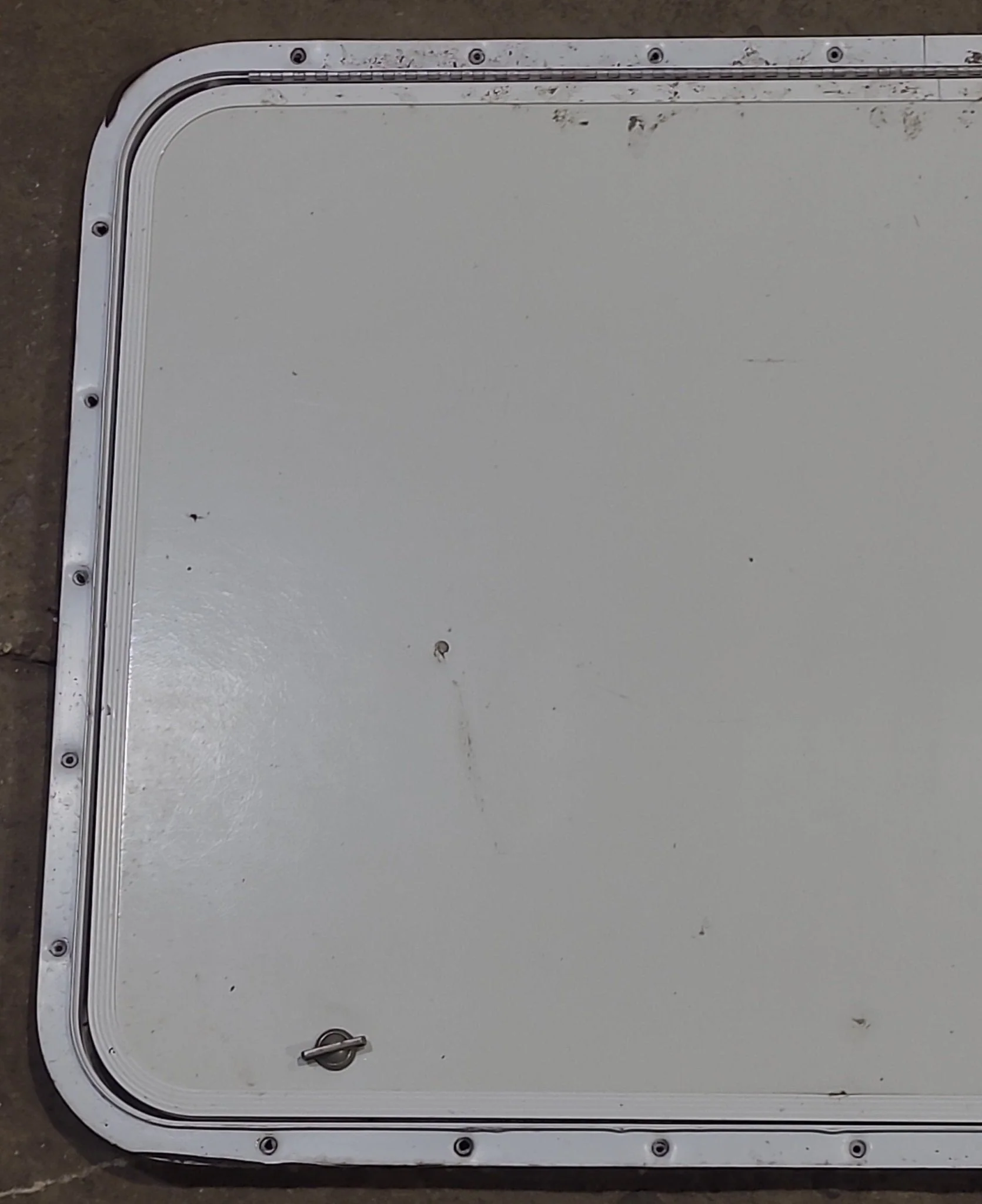 Used Radius Cornered Cargo Door 35 3/4" x 23 3/8" x 1/2" D - Image 2