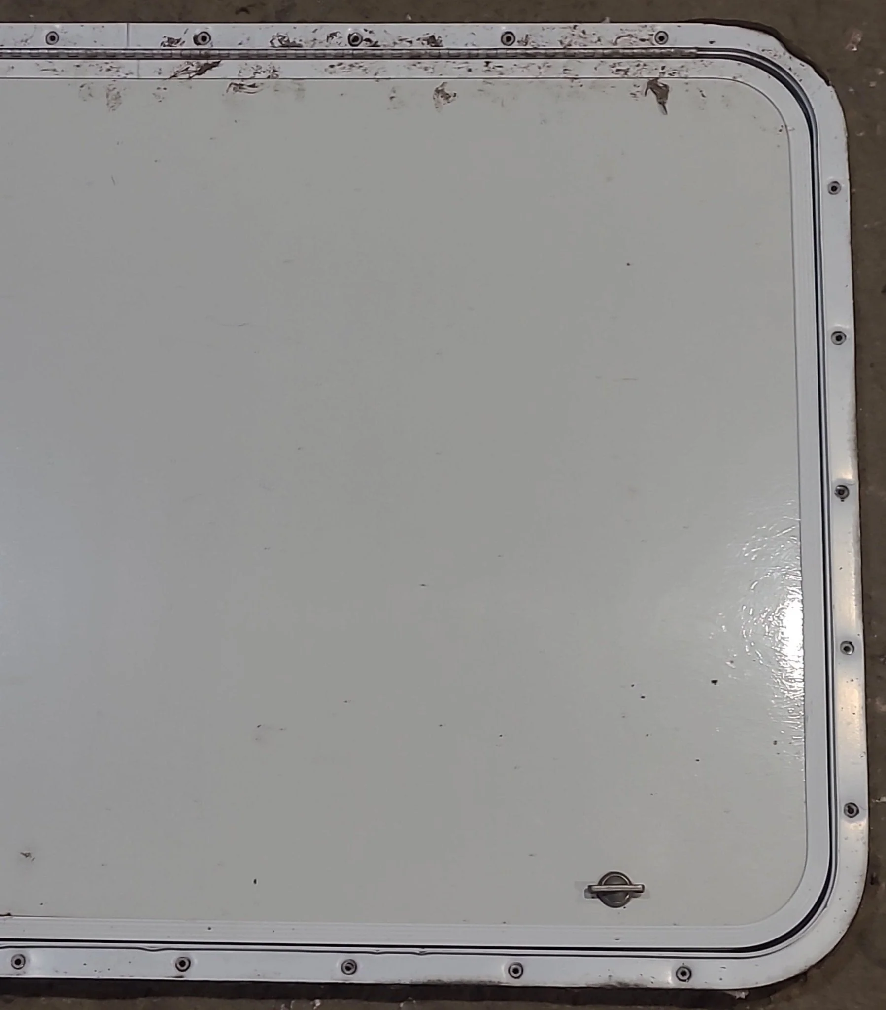 Used Radius Cornered Cargo Door 35 3/4" x 23 3/8" x 1/2" D - Image 3