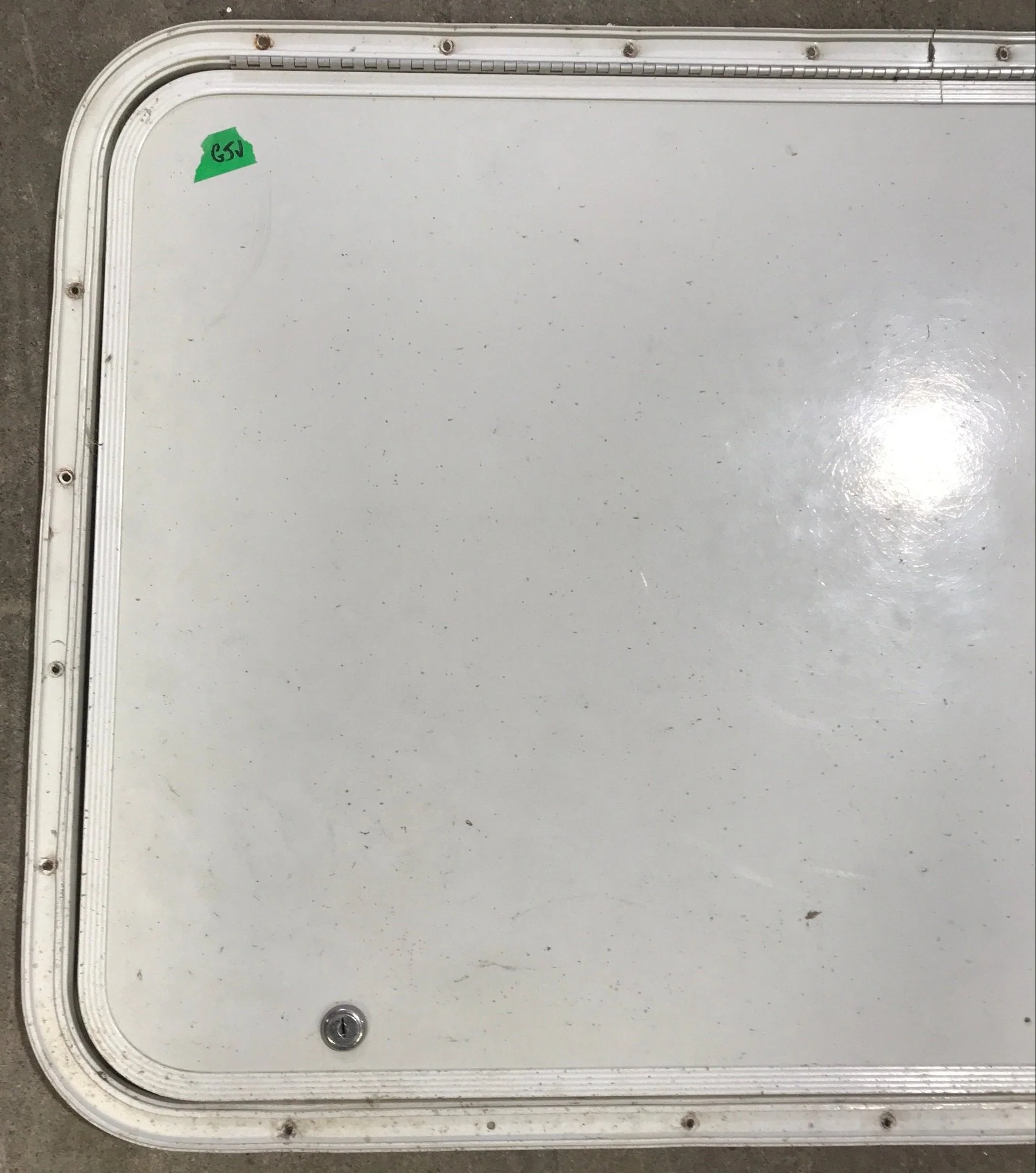Used Radius Cornered Cargo Door 36" x 21 3/4" x 1/2" D - Image 2